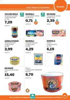Anteprima del volantino Sogegross volantino valido a partire dal 21/10/2026 | Pagina: 45 | Prodotti: Olio di semi, Olio, Olio di girasole, Olio di Oliva