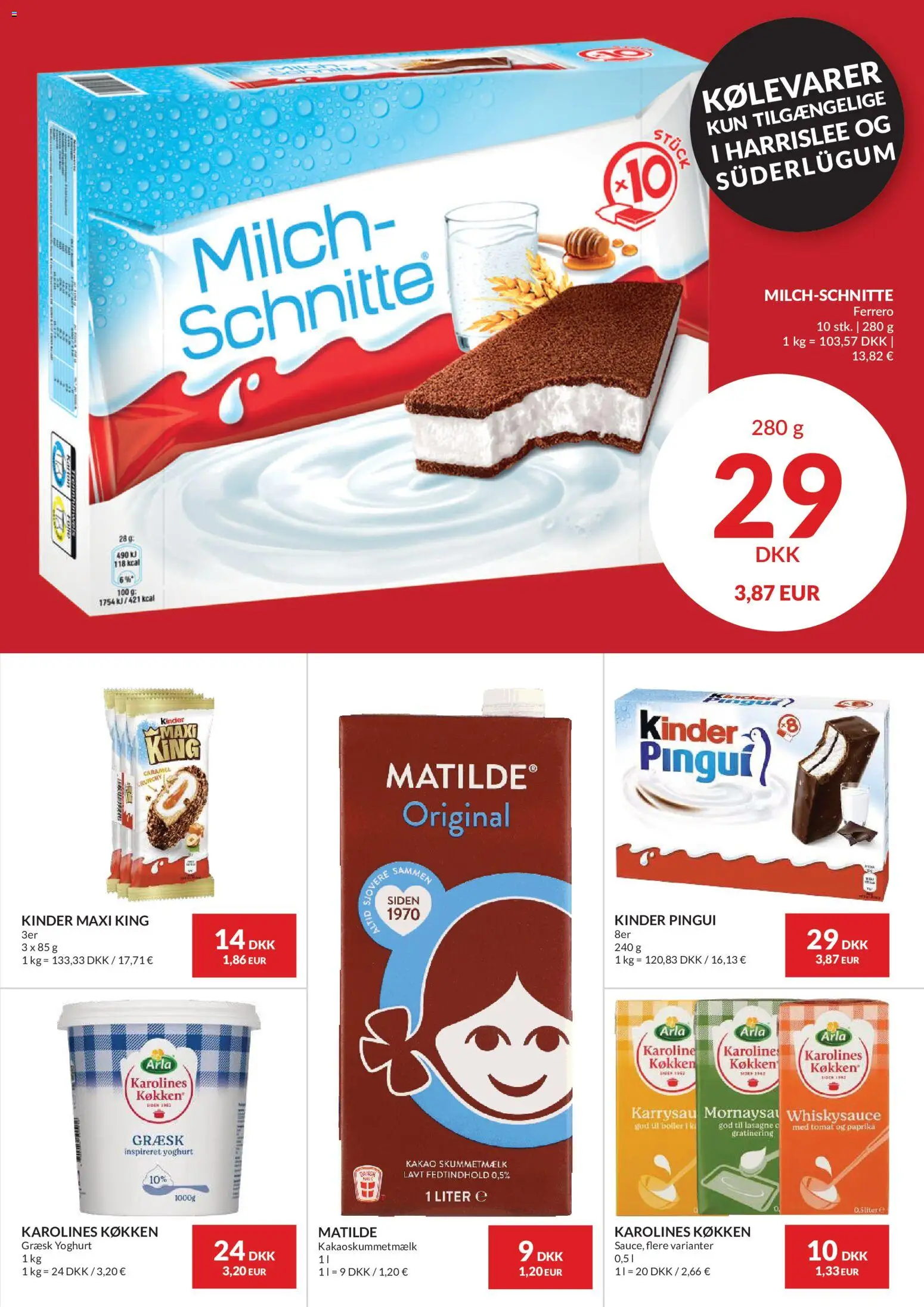 Nielsen Discount tilbudsavis – gyldig fra 01/10/2026 | Side: 5 | Produkter: Yoghurt, Kakao, Lasagne, Paprika