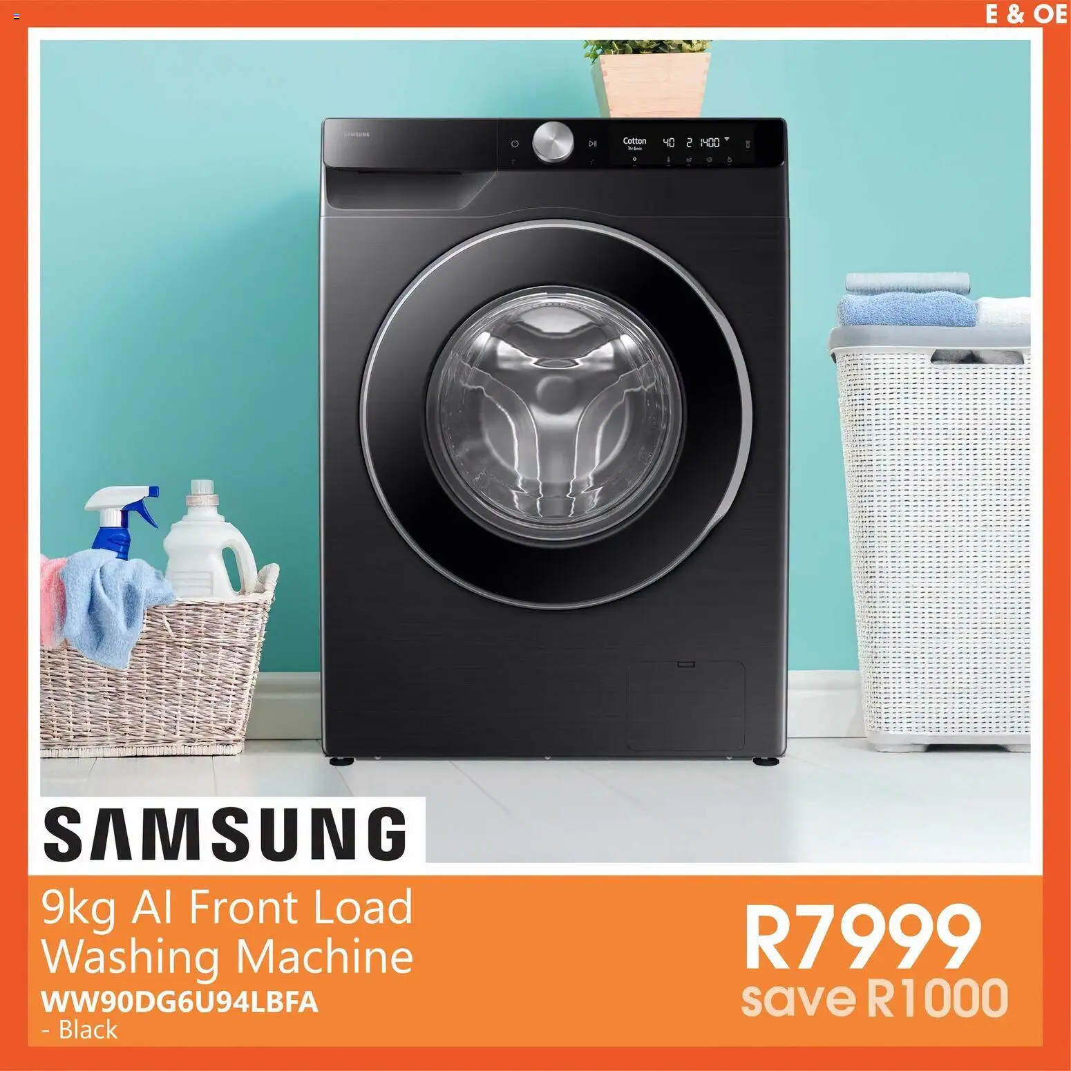 New Tafelberg Furnishers catalogue – valid from 12/08/2026 | Page: 12 | Products: Washing machine
