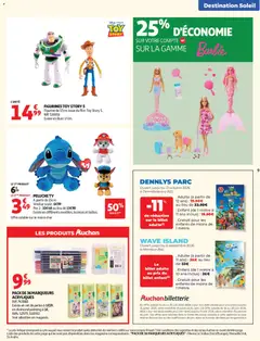 Auchan - Prévisualisation de Auchan Valises et vacances valide à partir de 16/06/2026 | Page: 9 | Produits: Calendrier, Peluche, Mètre, Figurines