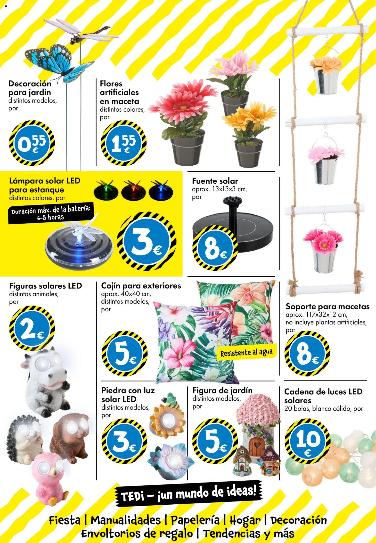 TEDi folleto │ válido desde el 06.03.2026 | Página: 11 | Productos: Cojín, Batería, Maceta, Lámpara