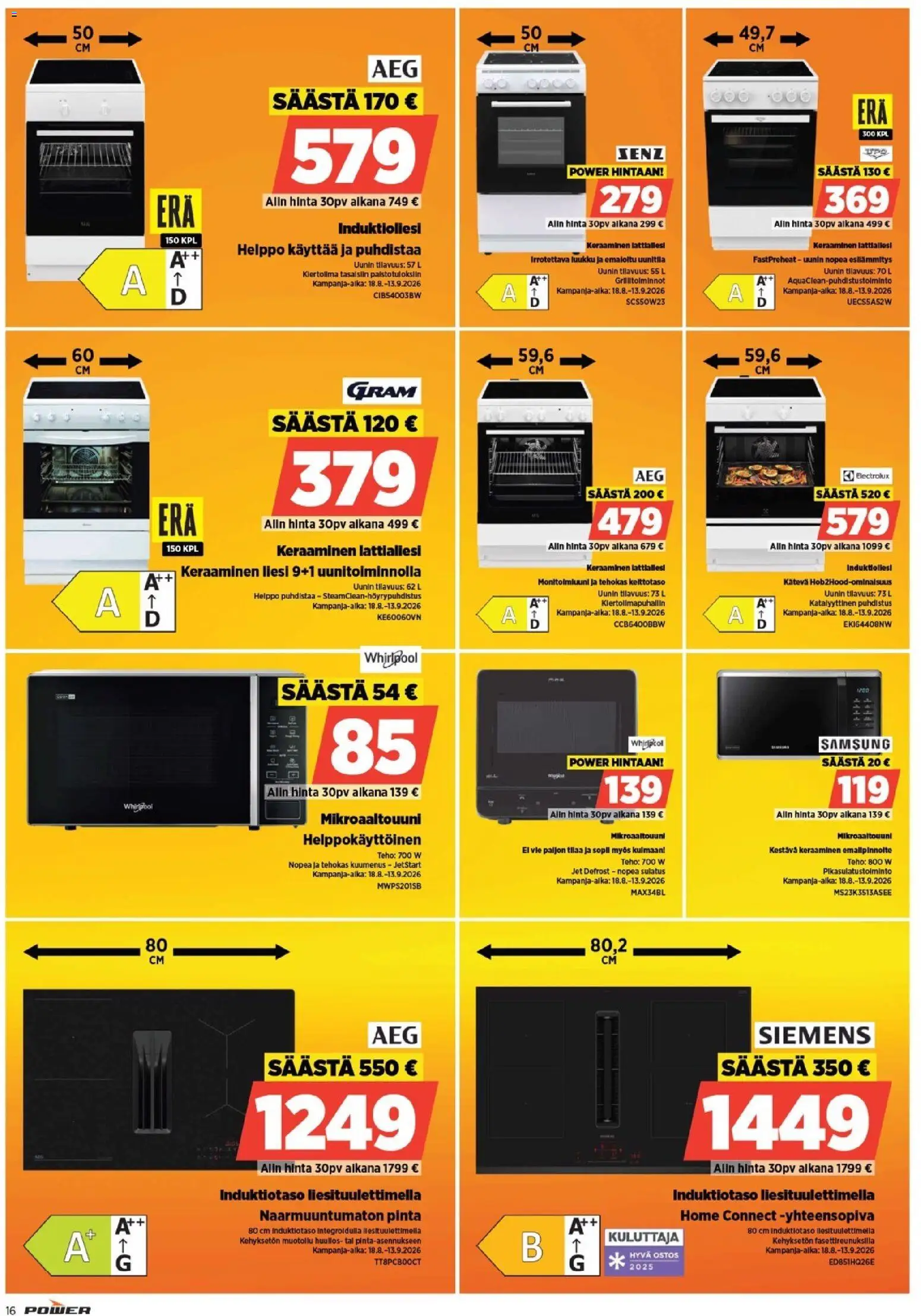 Power tarjoukset – voimassa 24/08/2026 alkaen | Sivu: 16