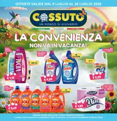 Anteprima del volantino Cossuto volantino valido a partire dal 09/07/2026