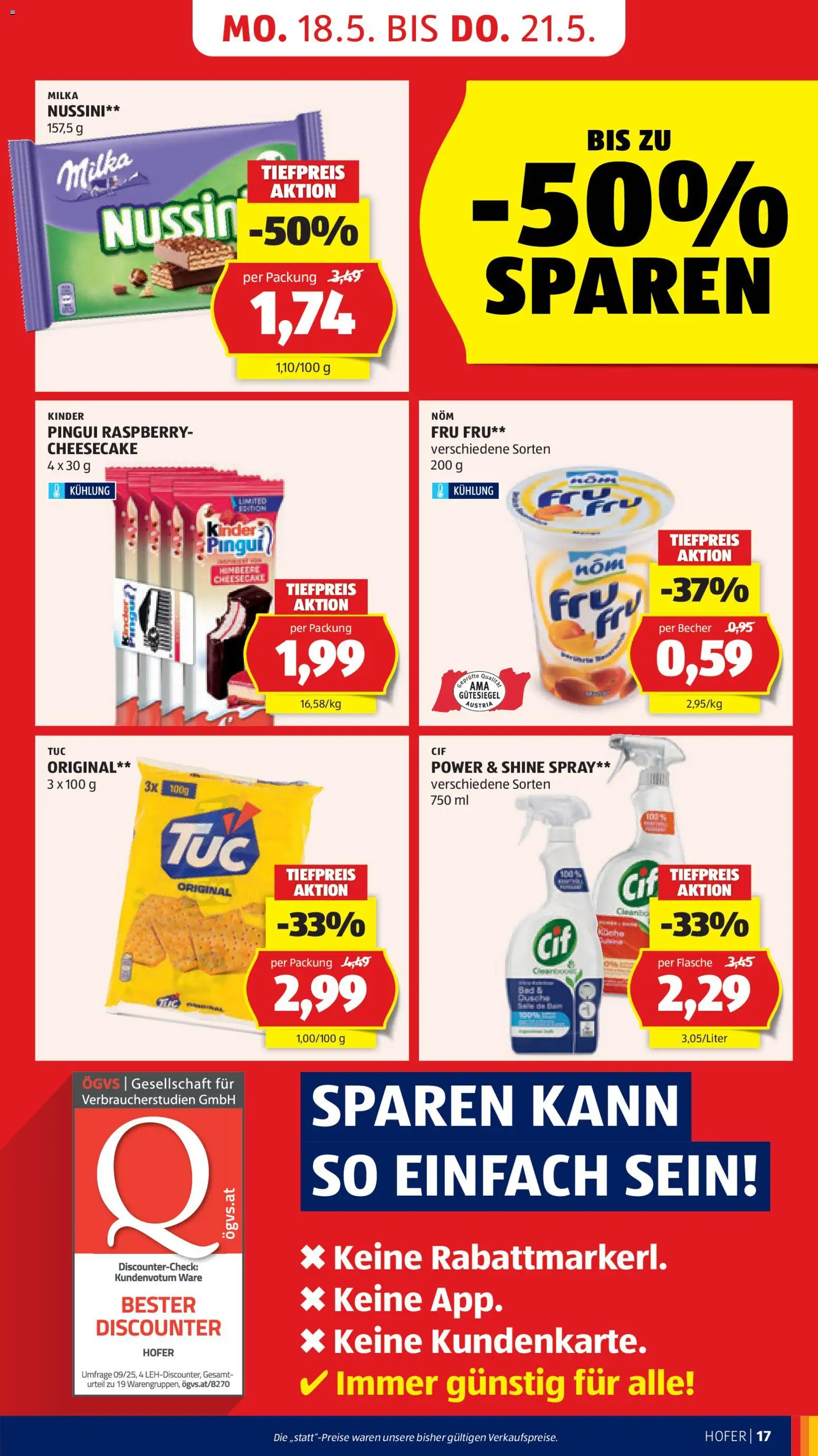 Hofer Flugblatt gültig ab 15.05.2026 | Seite: 21
