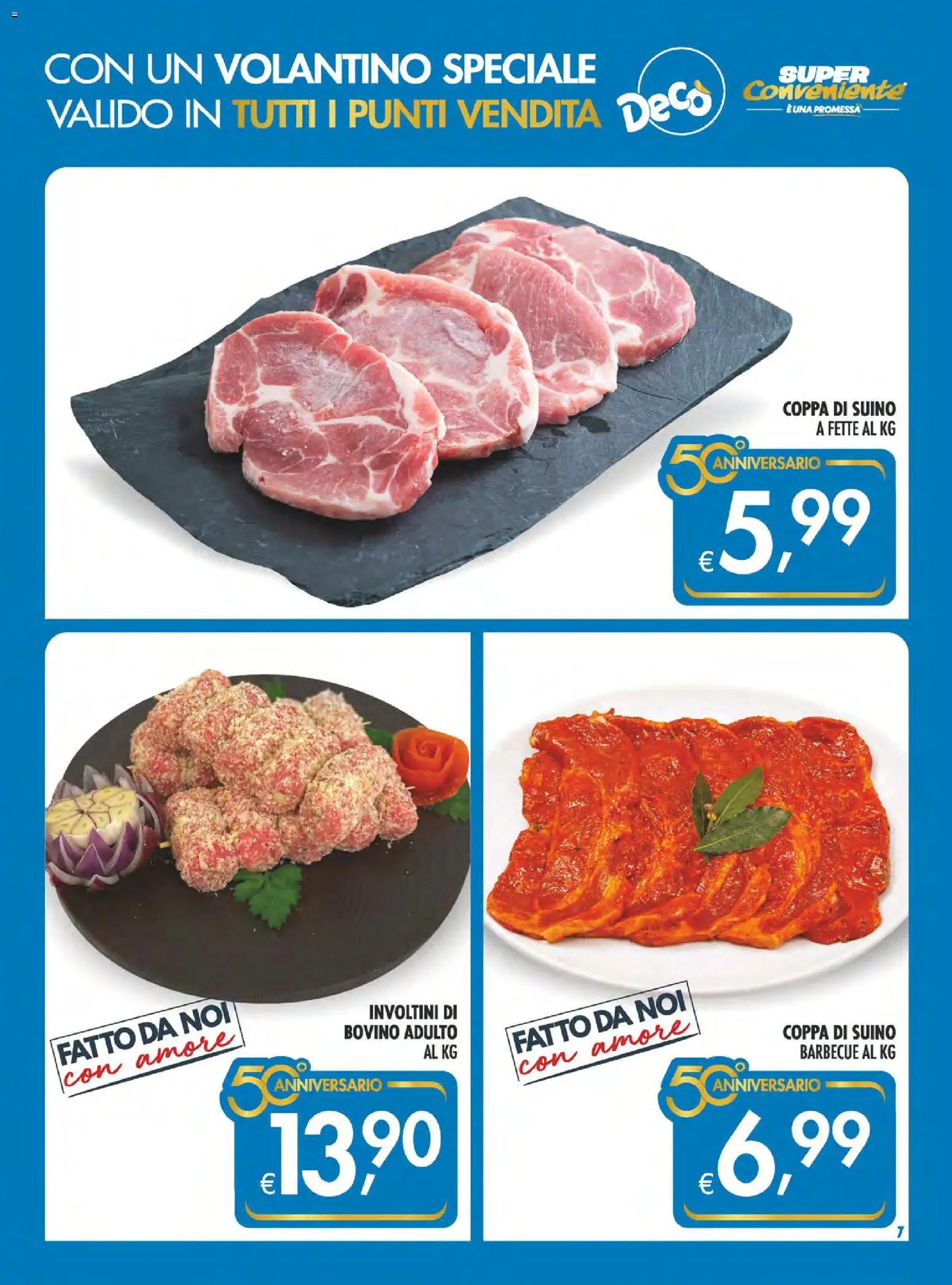 Volantino SuperConveniente del 11.06.2026 | Pagina: 7 | Prodotti: Bovino, Suino, Barbecue