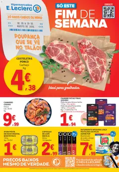 Pré-visualização E.Leclerc Catálogo Fim de Semana válido de 28/08/2026