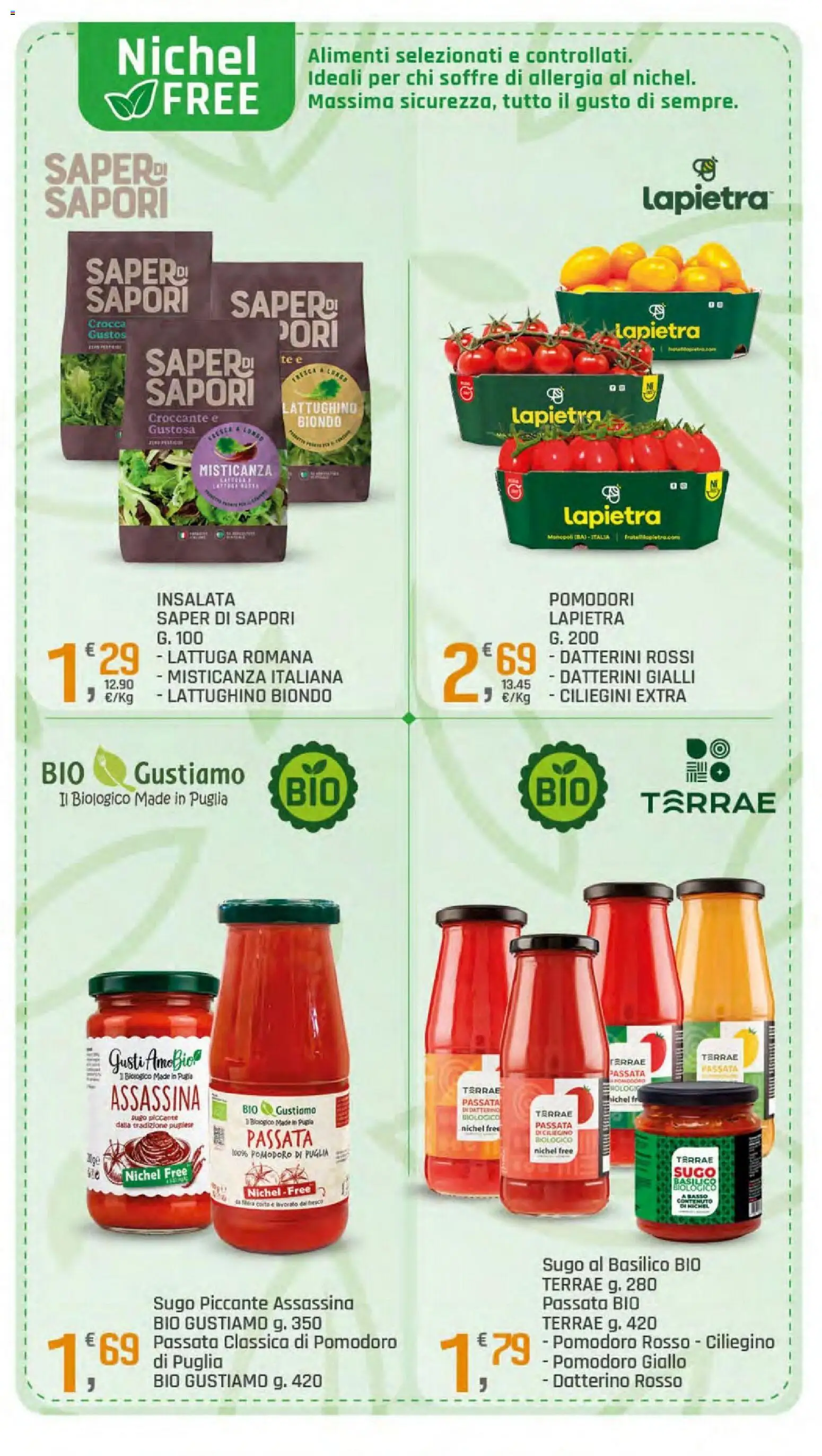 Volantino DOK del 23/07/2026 | Pagina: 15 | Prodotti: Insalata, Pomodoro, Basilico, Lattuga