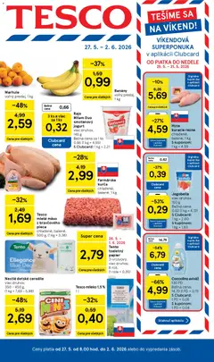 Tesco leták platný od 27.05.2026