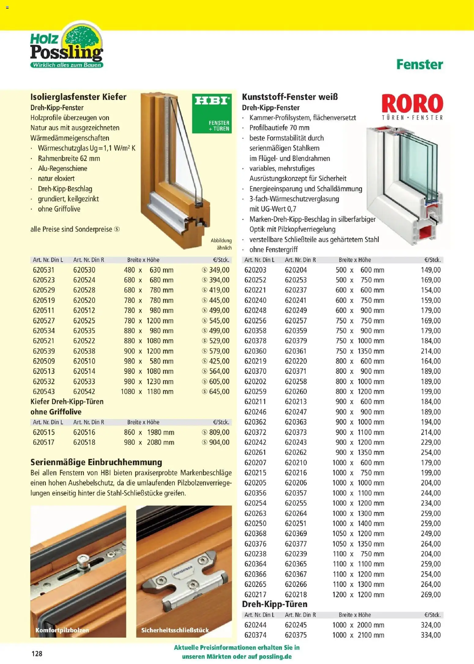 Angebote - Holz Possling: dig. Flyer | Holz-Bau-Katalog | Mai – gültig ab 03.05.2025 | Seite: 128