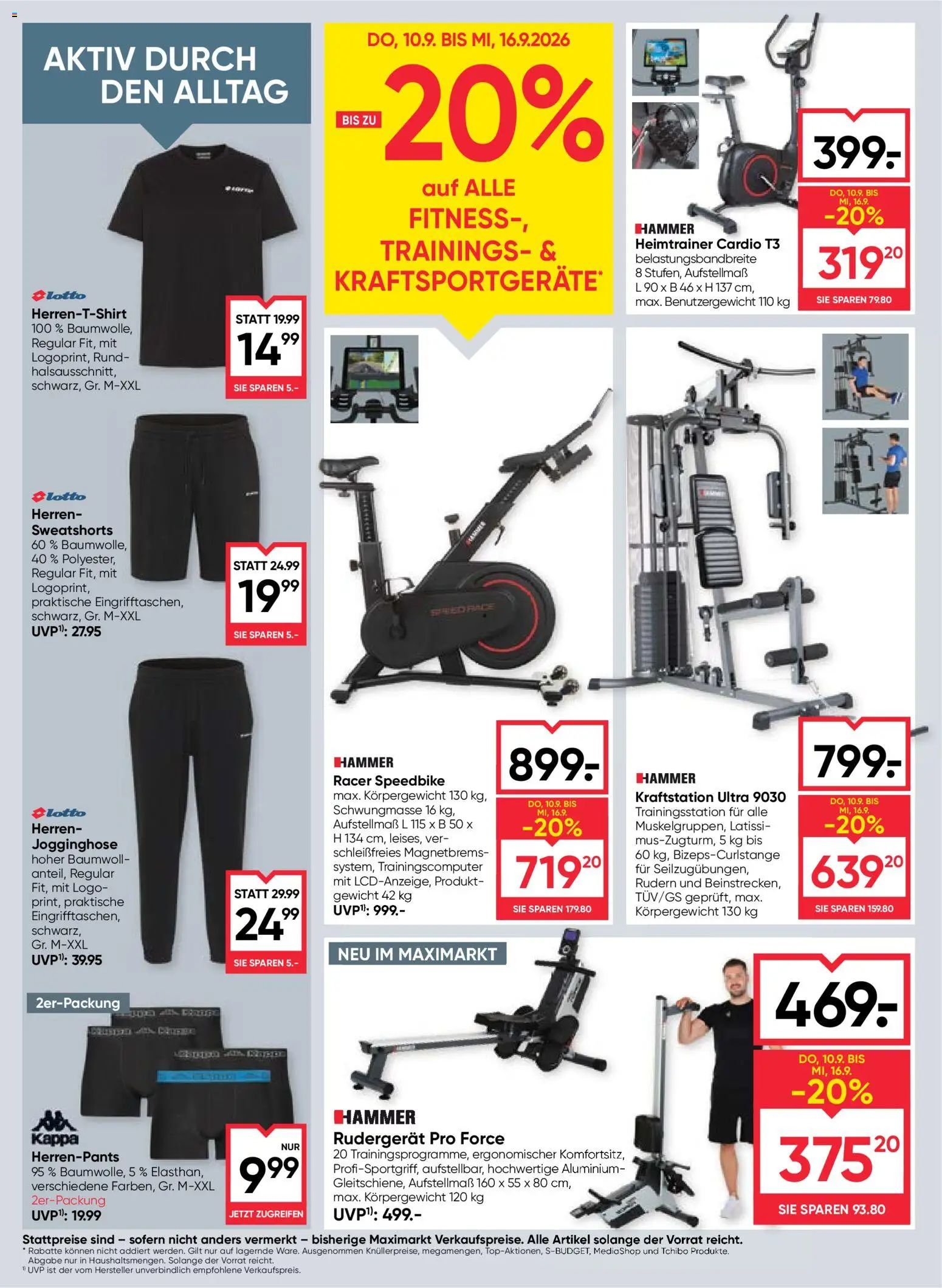 Maximarkt Flugblatt gültig ab 10.09.2026 | Seite: 22 | Produkte: Gewicht
