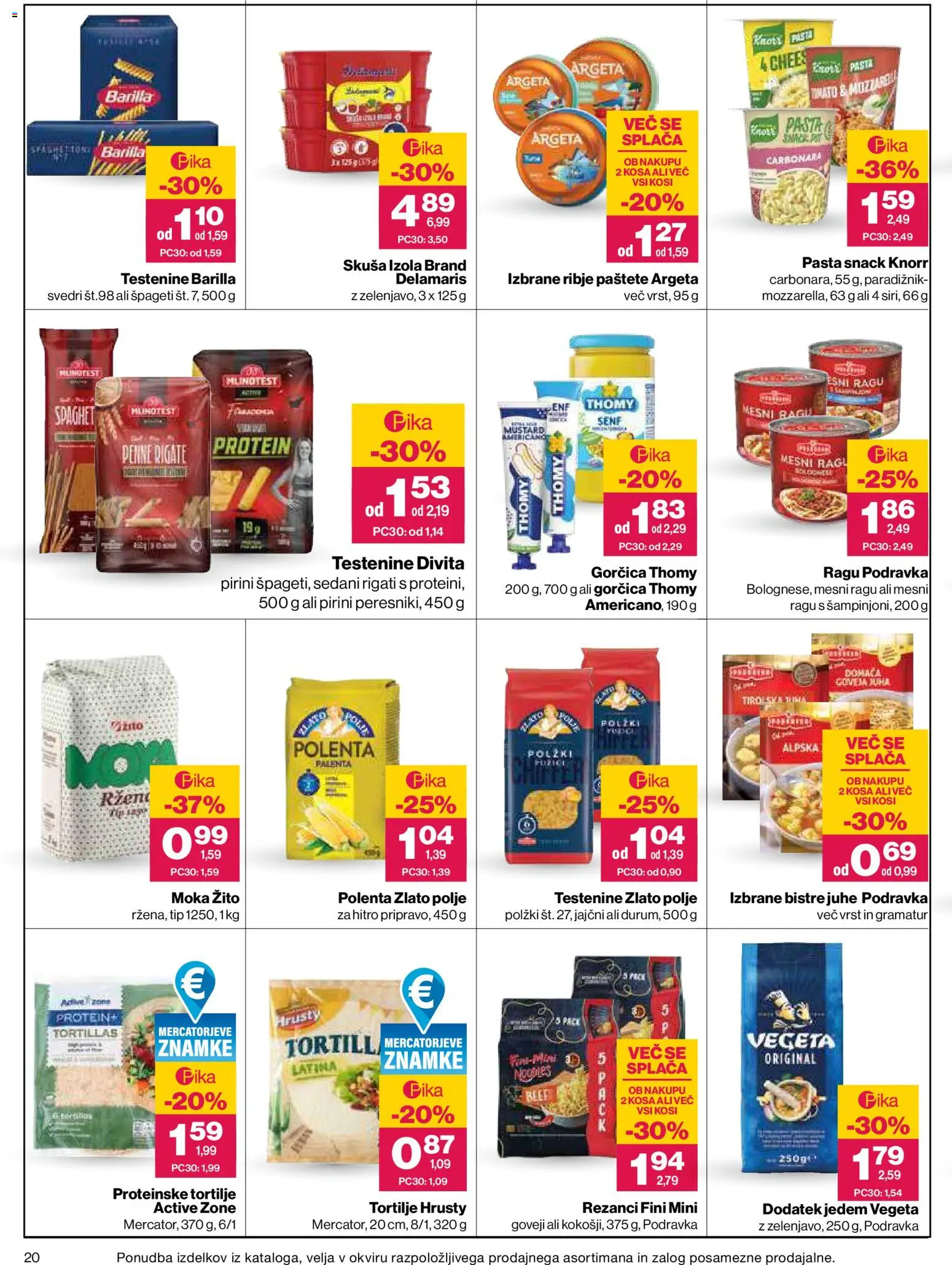 Novi Mercator katalog ponudbe – veljaven od 23.07.2026 | Stran: 20