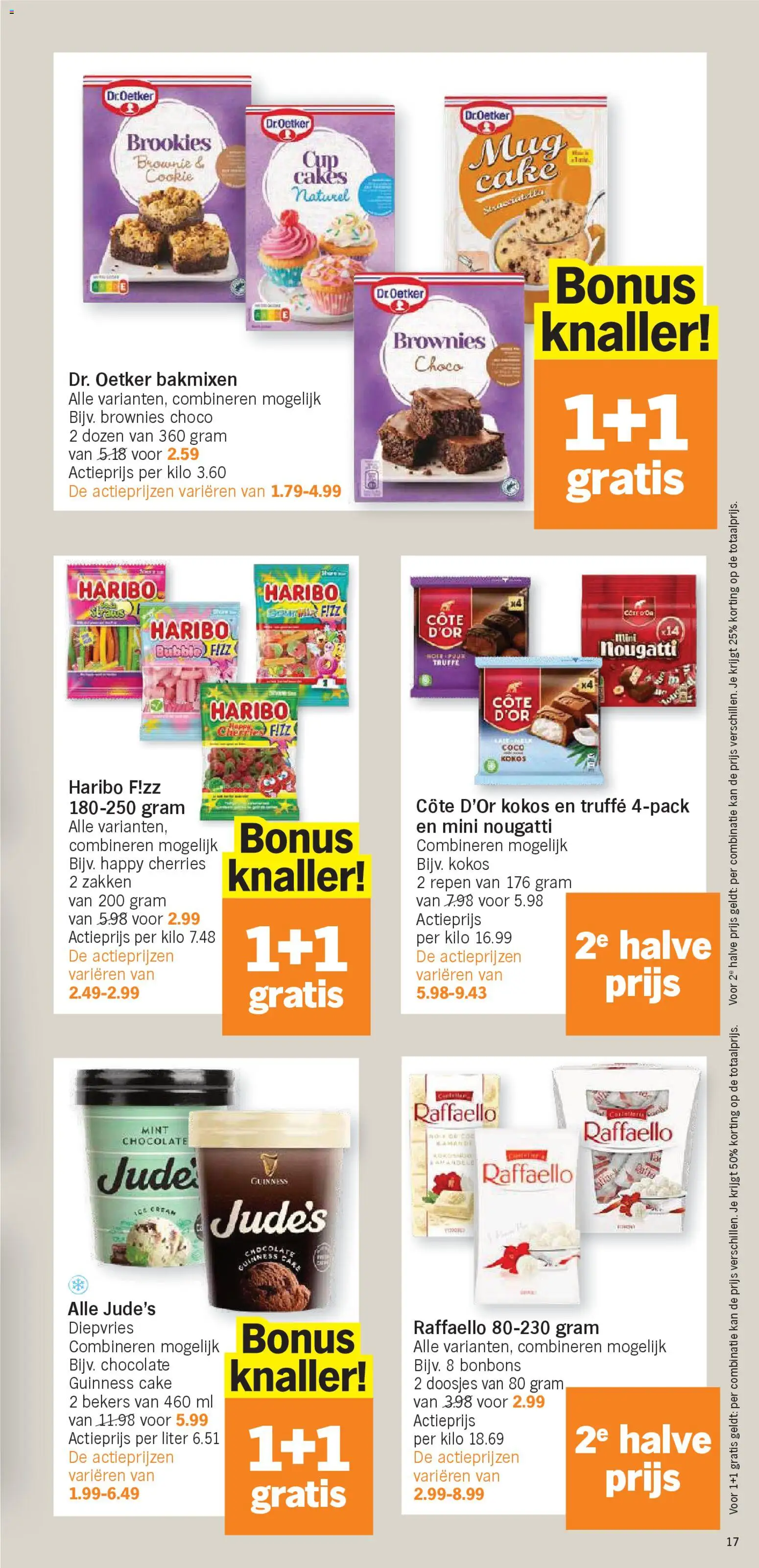 {H1} | Pagina: 17 | Producten: Tabletek, Repen, Brownies, Kan
