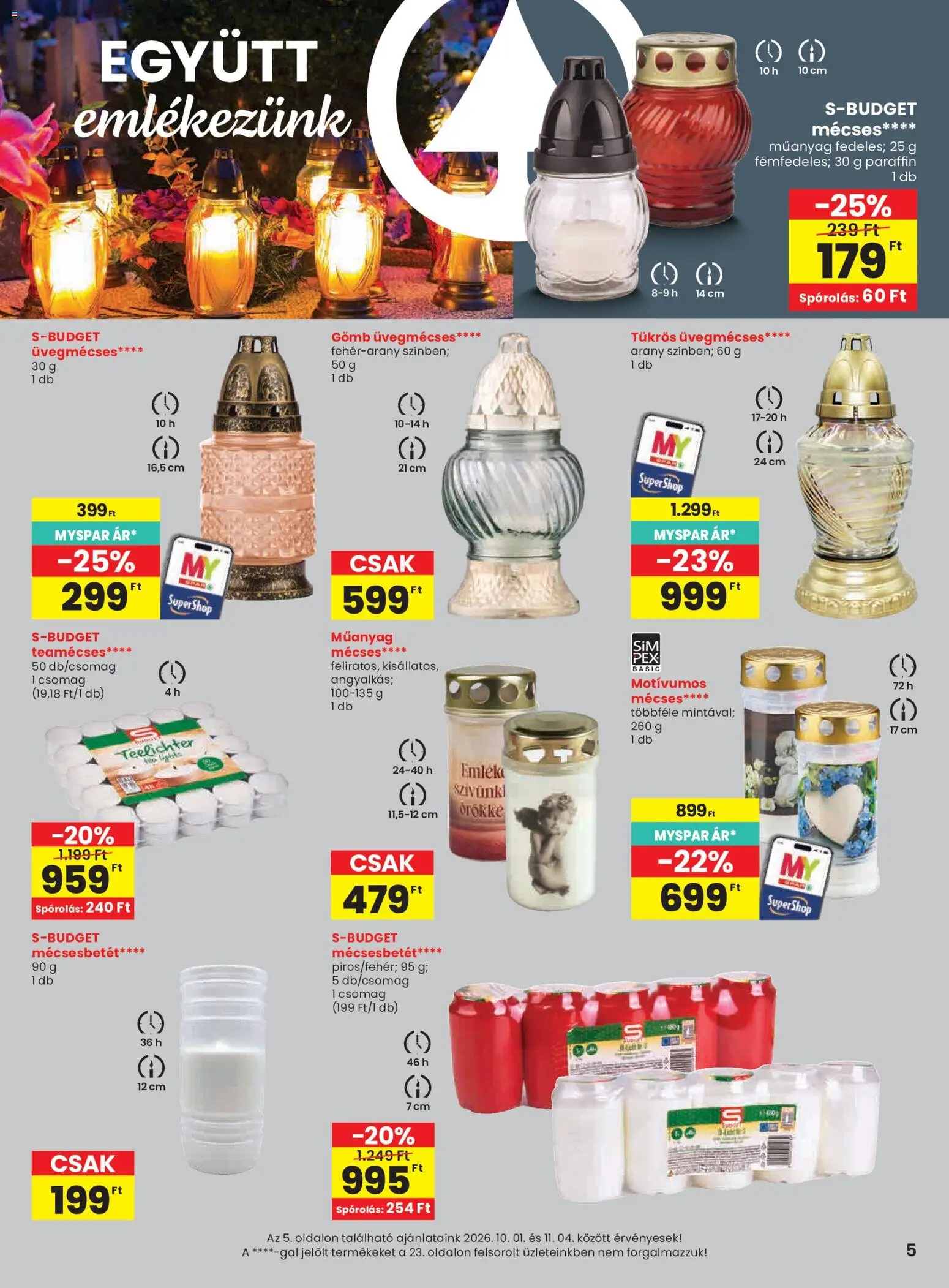 Spar akciós ujság - amely érvényes a következő dátumtól: 2026.10.01. | Oldal: 5