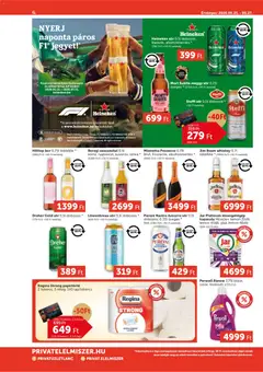 PRIVÁT Aktuális szórólap MAX - amely érvényes a következő dátumtól: 21.05.2026 | Oldal: 6 | Termékek: Steffl sör, Szilva, Steffl, Sör