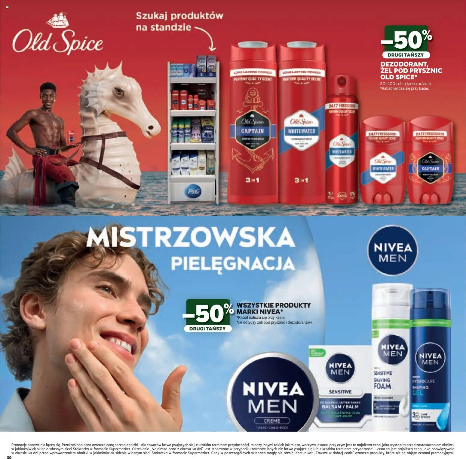 Stokrotka gazetka - Mistrzostwa Świata od 11.06.2026 | Strona: 30 | Produkty: Stokrotka, Prysznic, Żel pod prysznic, Old spice