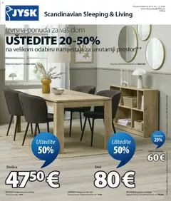 JYSK Katalog - Pregled kataloga iz trgovine JYSK, vrijedi od 26.08.2026