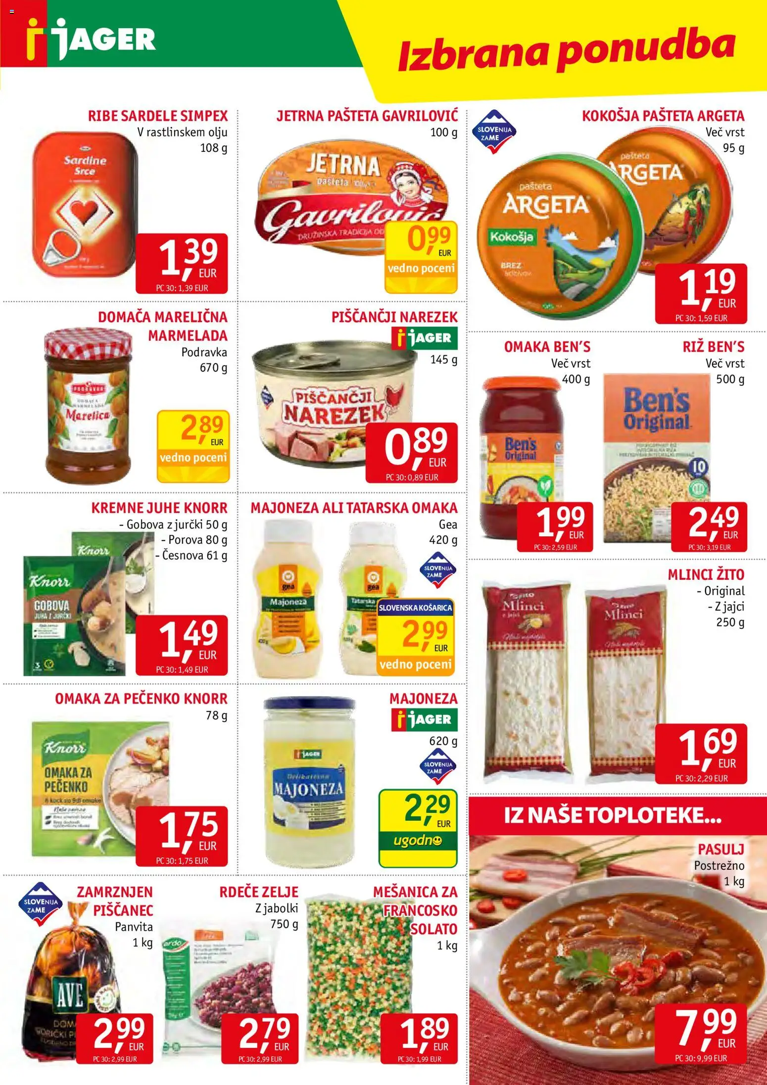 Novi Jager katalog ponudbe – veljaven od 28.10.2026 | Stran: 9
