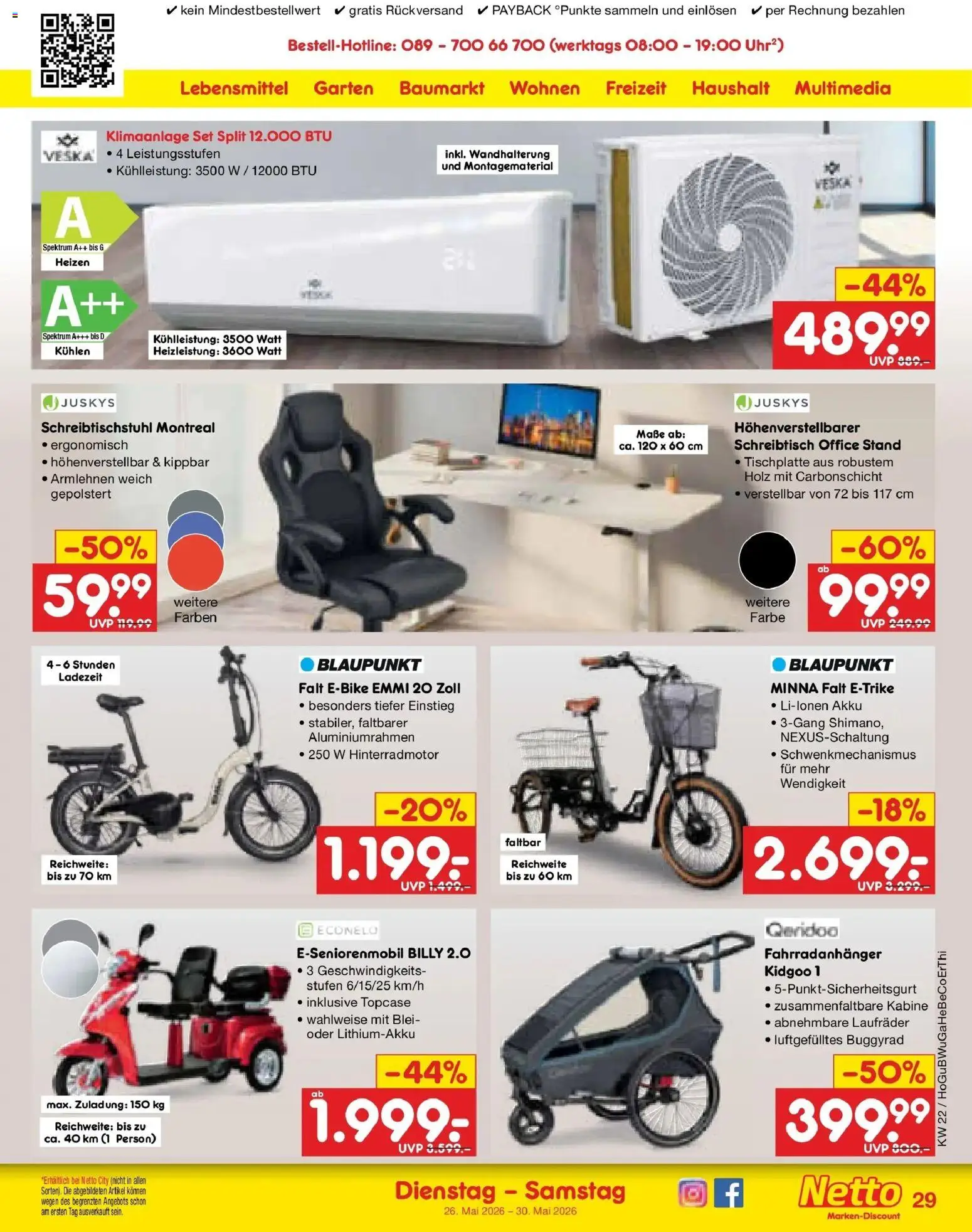 Netto Marken-Discount Prospekt Bitterfeld-Wolfen – gültig ab 26.05.2026 | Seite: 37 | Produkte: Klimaanlage