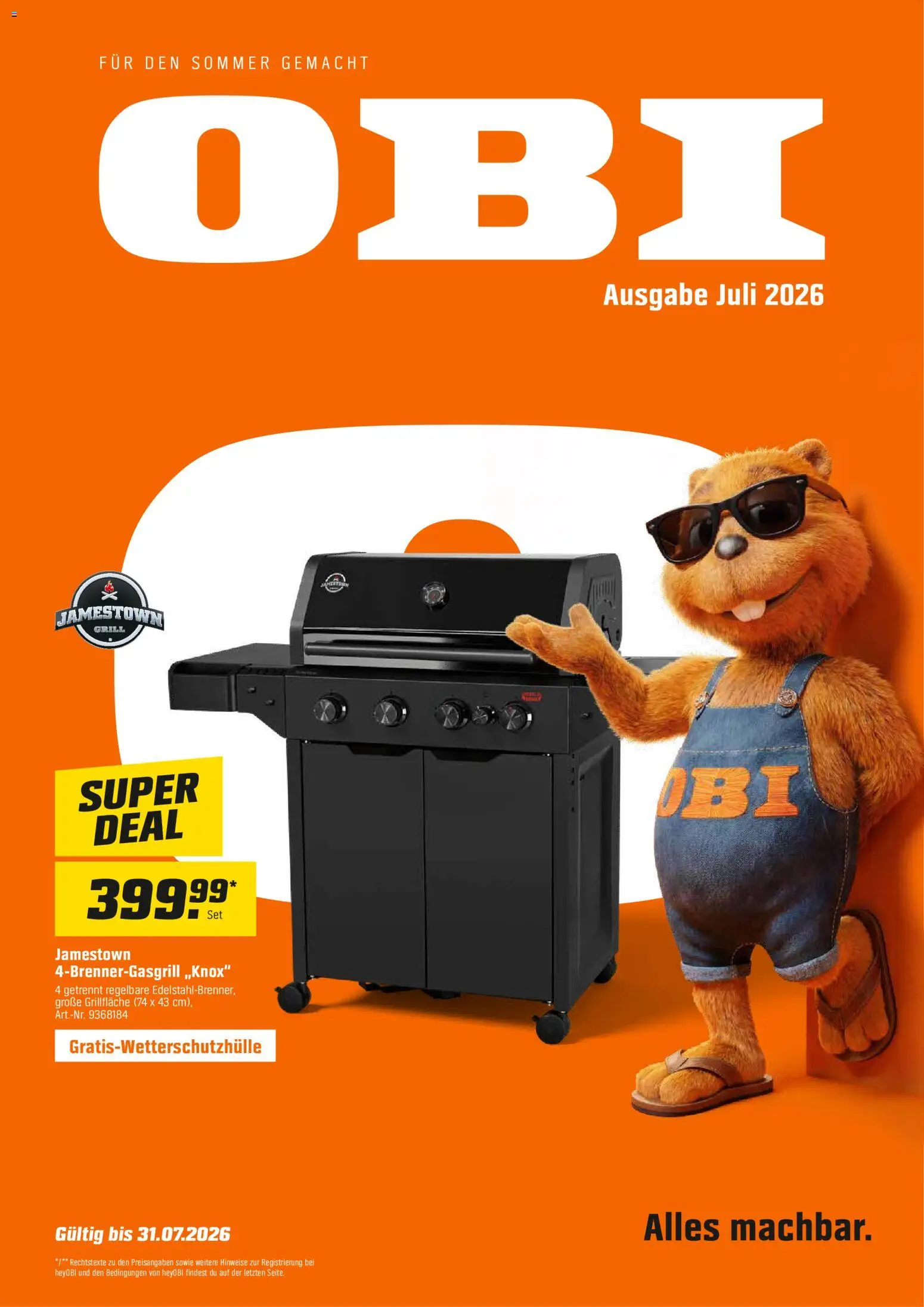 Obi Prospekt – gültig ab 01.07.2026 | Seite: 1