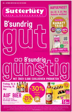 Sutterlüty Flugblatt ab 14.05.2026 gültig