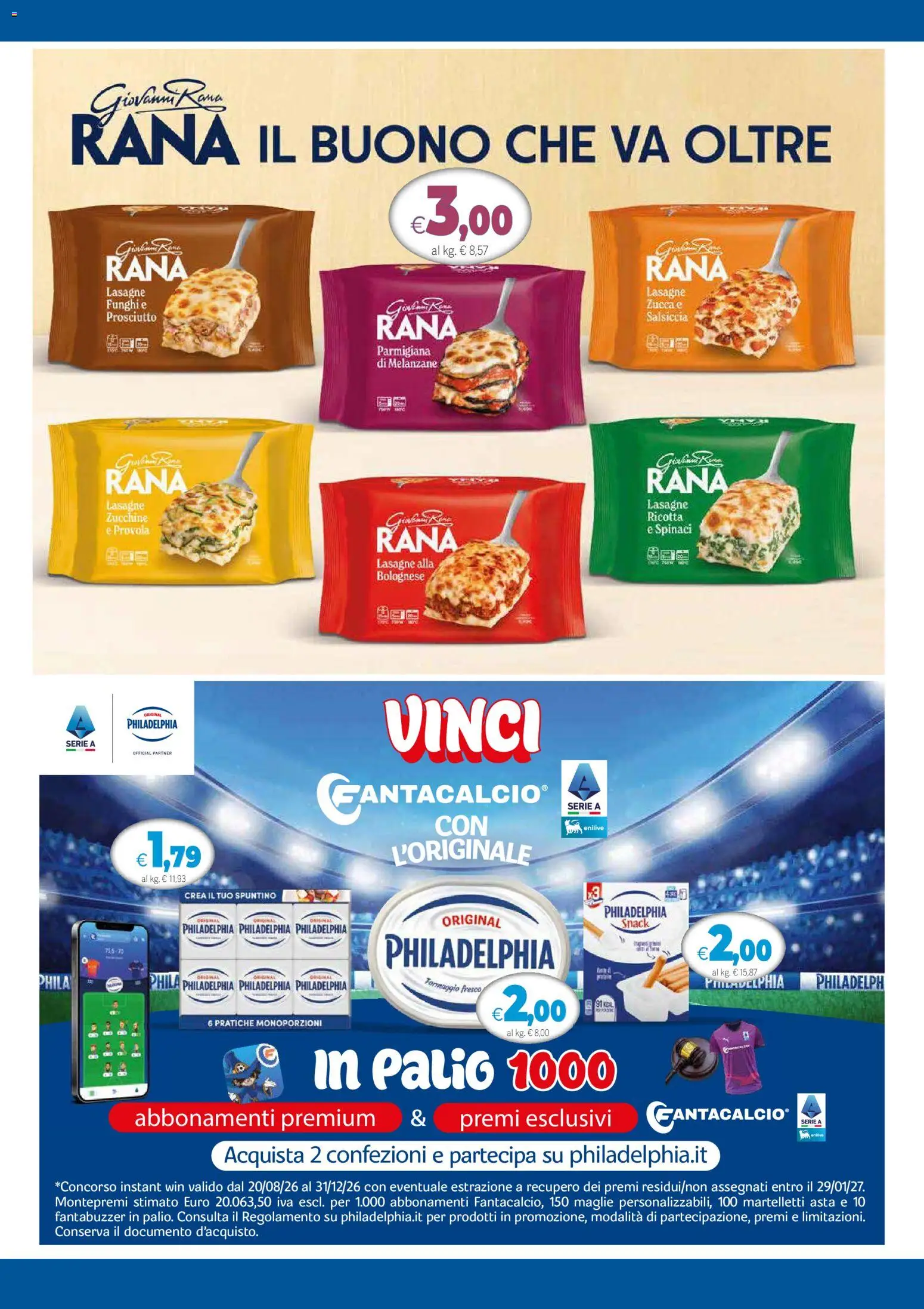 Volantino Galassia del 07/09/2026 | Pagina: 2 | Prodotti: Formaggio, Spinaci, Provola, Melanzane