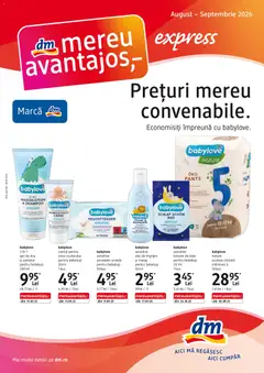 Ofertele DM drogeriemarkt valabile de la 06.08.2026