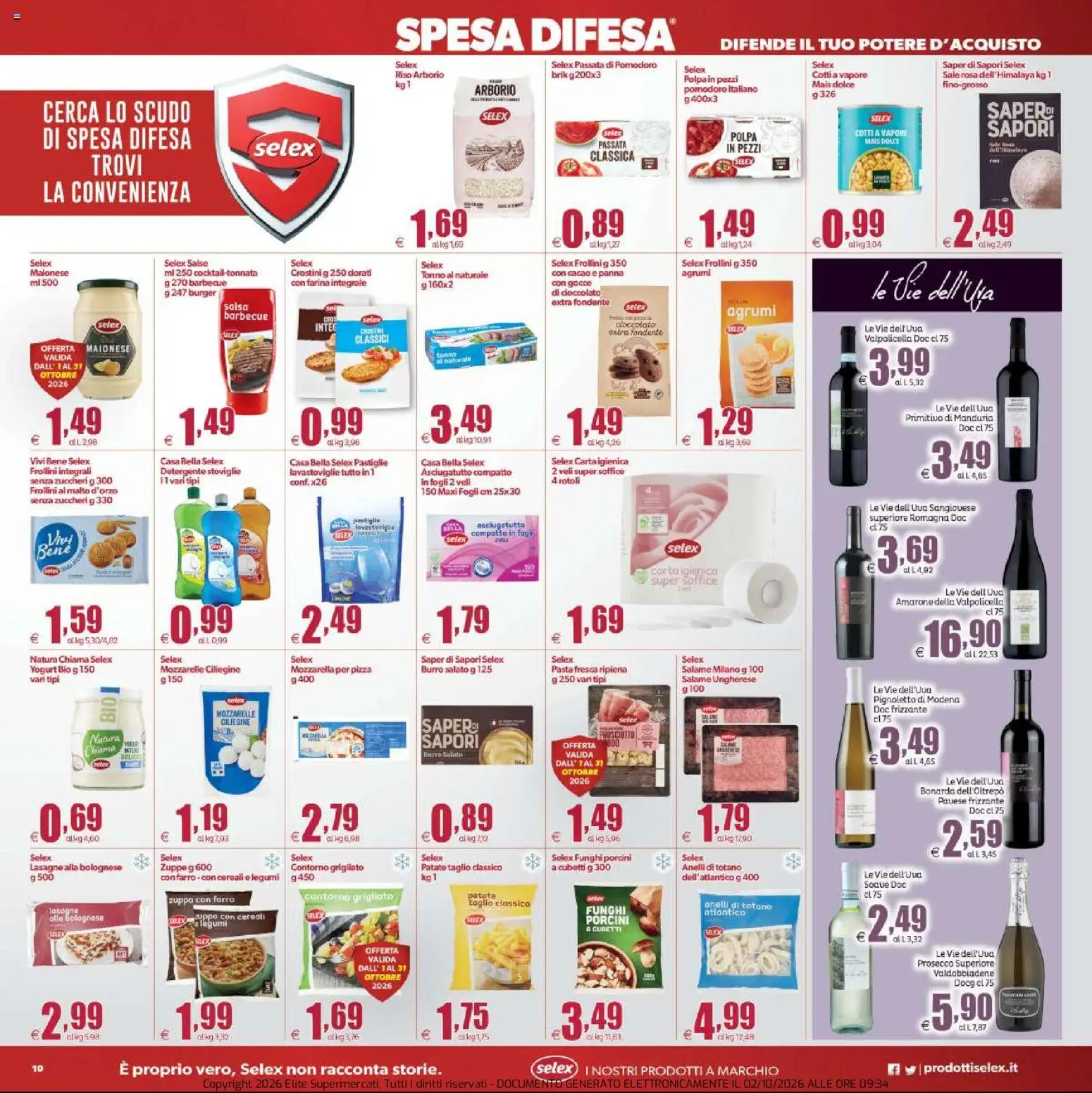 Volantino Elite Supermercati del 02/10/2026 | Pagina: 10