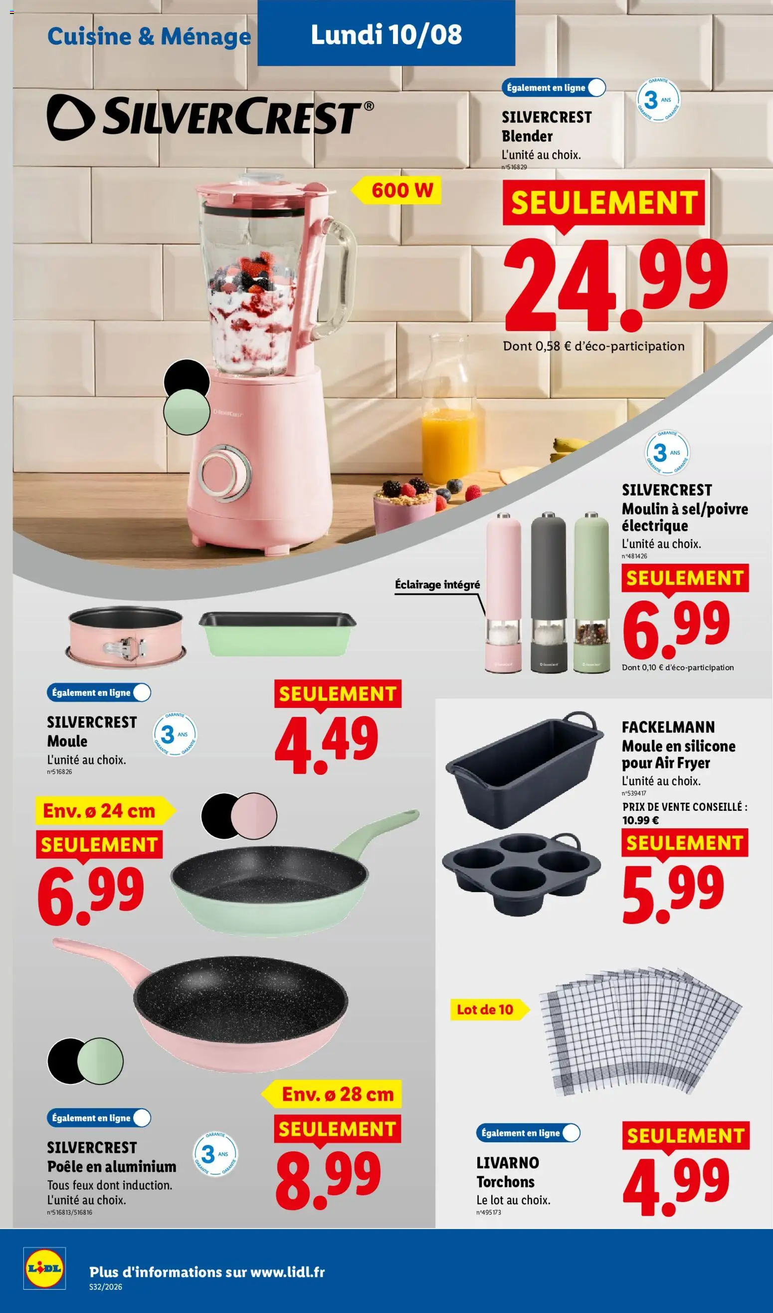 {H1} | Page: 54 | Produits: Poêle, Air fryer, Silvercrest, Livarno
