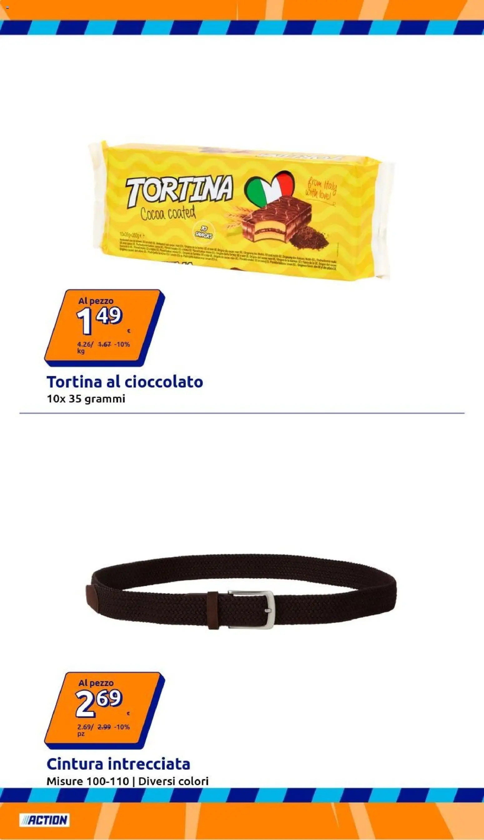 Volantino Action del 16/09/2026 | Pagina: 16 | Prodotti: Cioccolato, Cintura