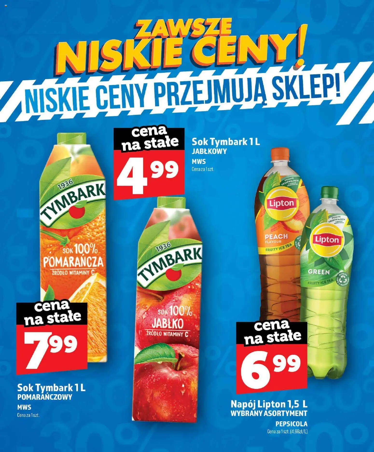 Topaz gazetka - Zawsze Niskie Ceny od 01.07.2026 | Strona: 55 | Produkty: Ice Tea, Tymbark, Sok