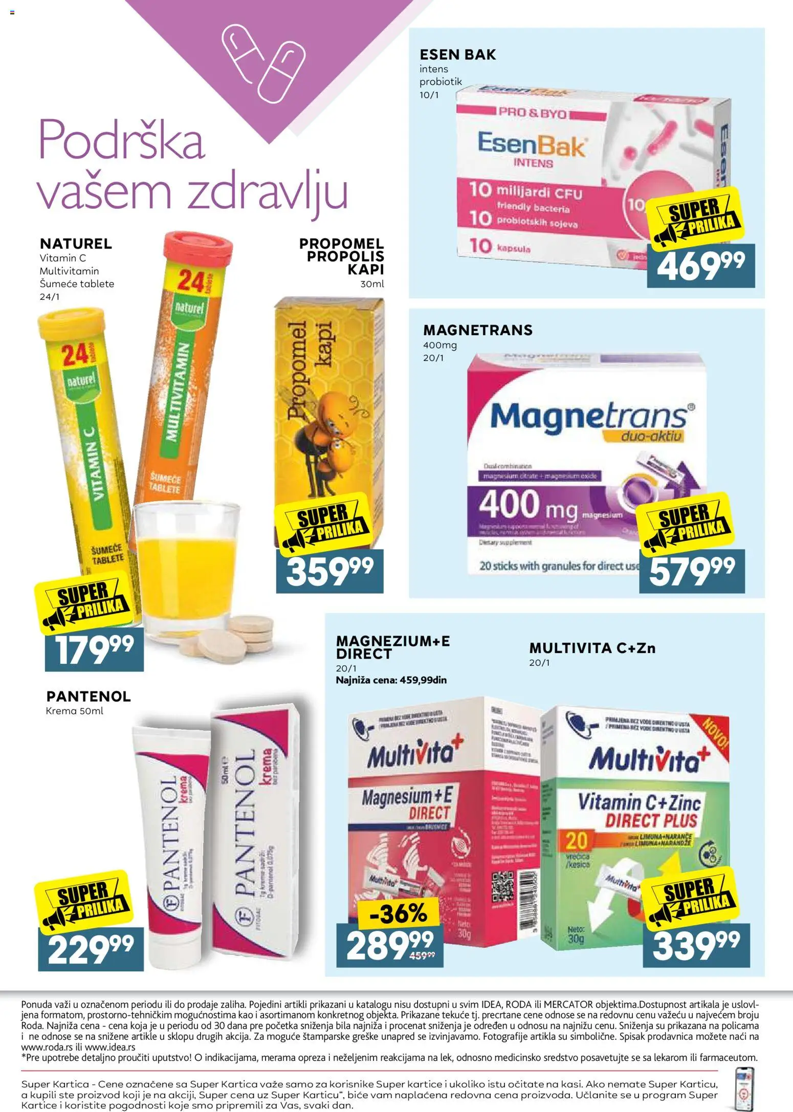 Idea katalog - važi od 26.10.2026 | Strana: 33 | Proizvode: Kapsula, Šumeće tablete, Multivitamin, Krema