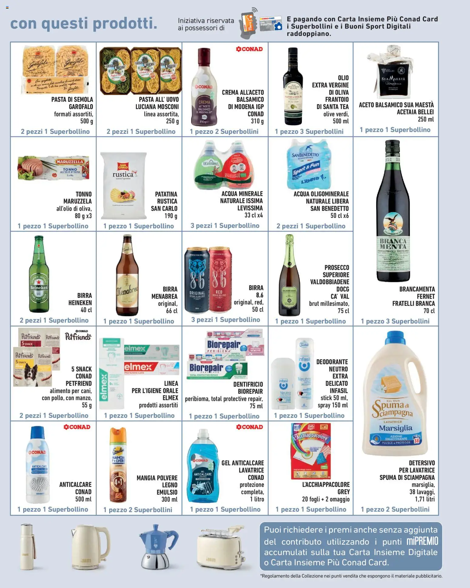 Volantino Conad del 17/07/2026 | Pagina: 11 | Prodotti: Olio, Aceto, Olio extra vergine, Heineken