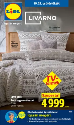 Lidl Nonfood kínálatunk - amely érvényes a következő dátumtól: 2026.10.29.