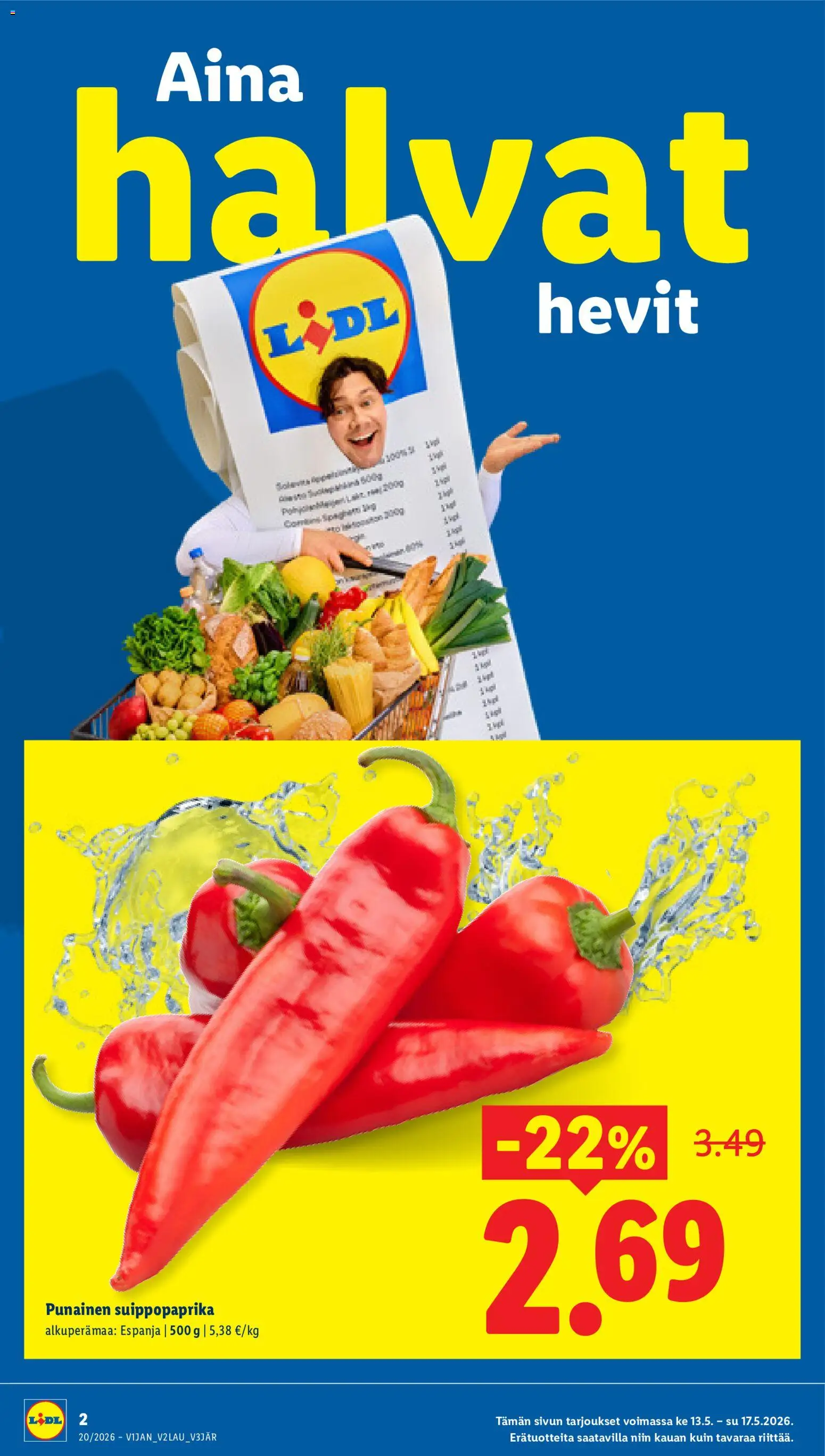 Lidl tarjoukset - Tampere – voimassa 13.05.2026 alkaen | Sivu: 2