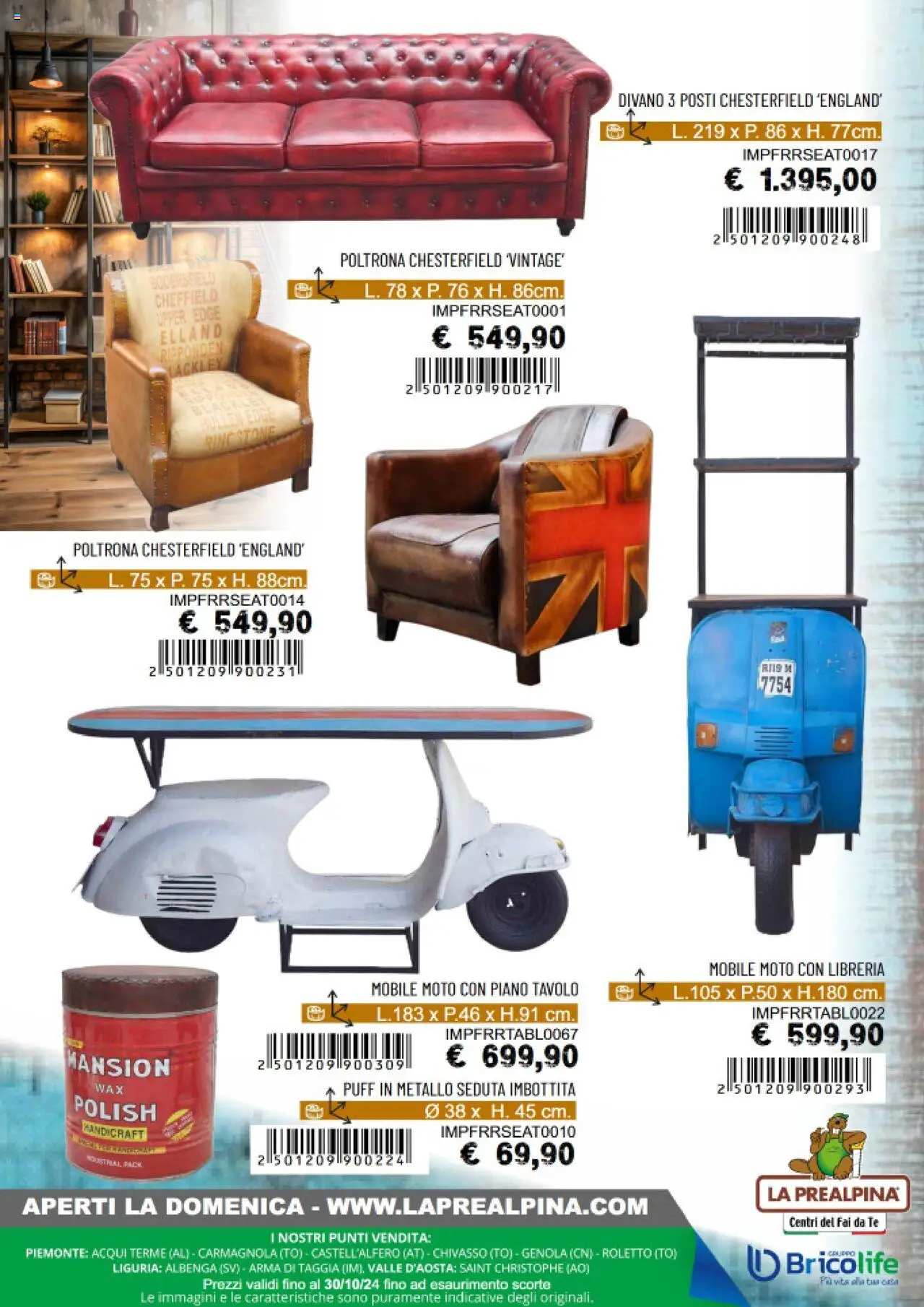 Volantino La Prealpina del 27/09/2024 | Pagina: 8 | Prodotti: Tè, Libreria, Poltrona, Tavolo