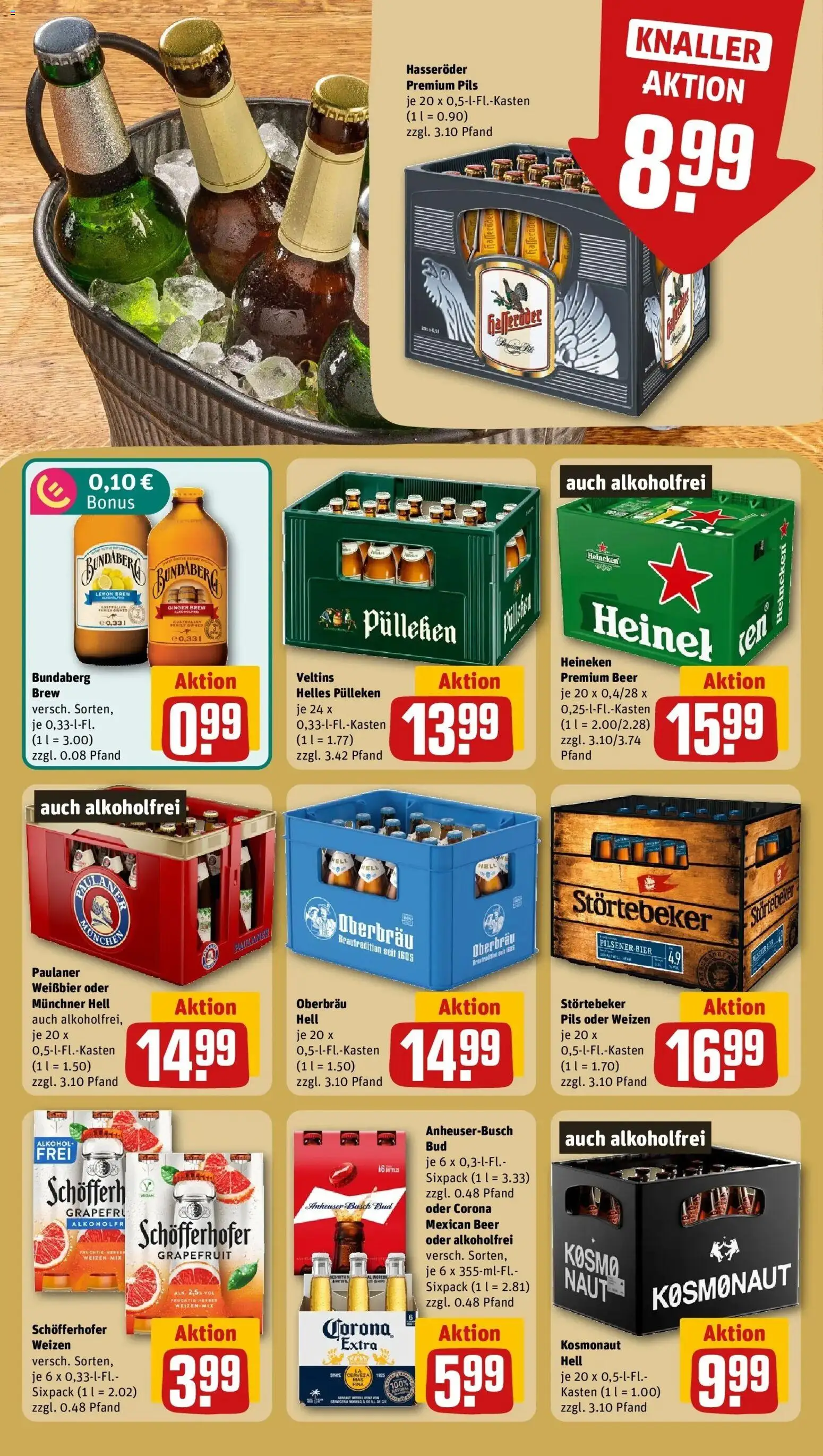 REWE Prospekt ab 19.10.2026 zum Blättern » Angebote | Seite: 17 | Produkte: Helles pulleken, Pils, Grapefruit, Paulaner