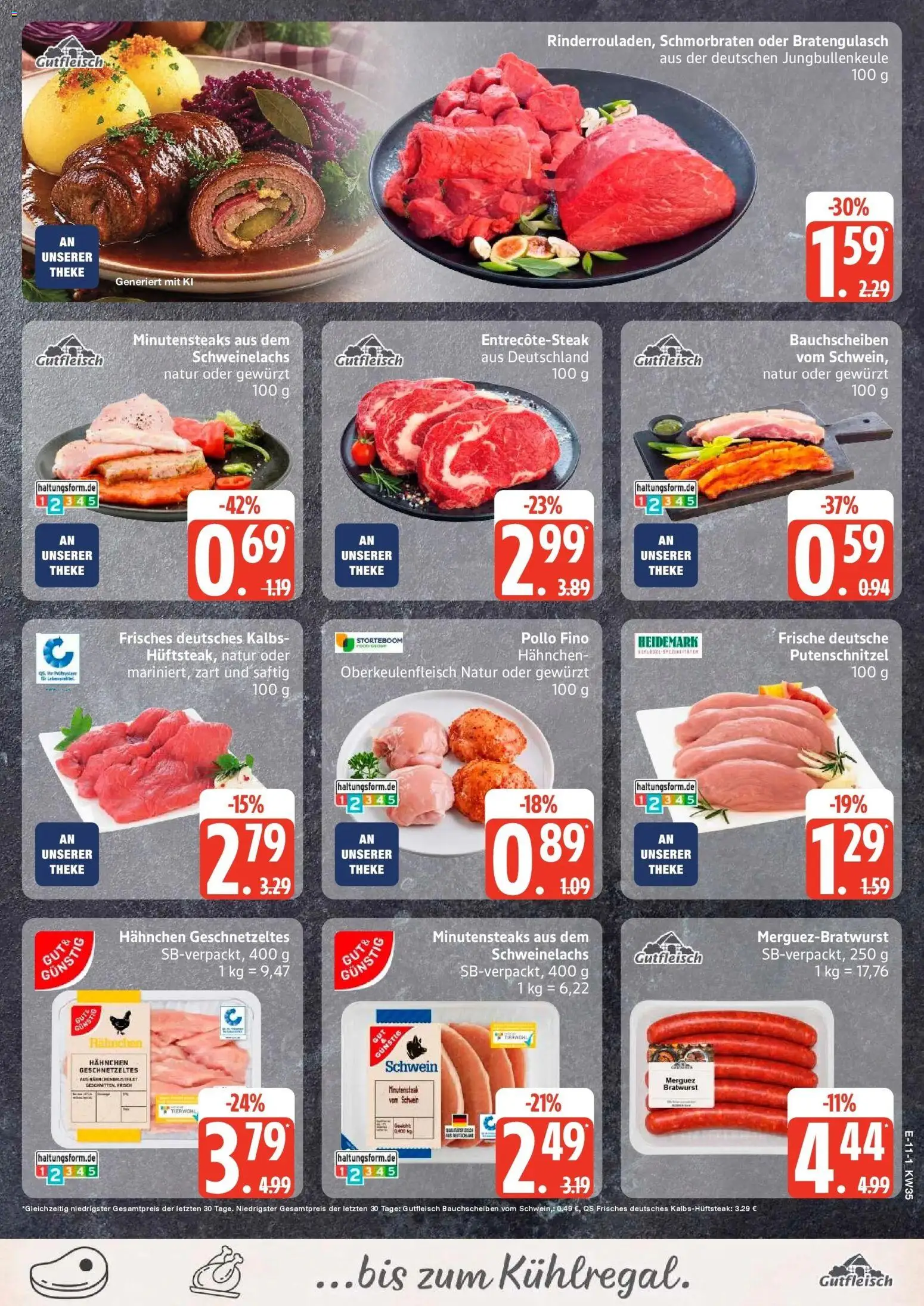 Edeka Prospekt Hamburg (ab 24.08.2026) » Angebote Online | Seite: 13 | Produkte: Hahnchen, Theke, Bratwurst, Putenschnitzel