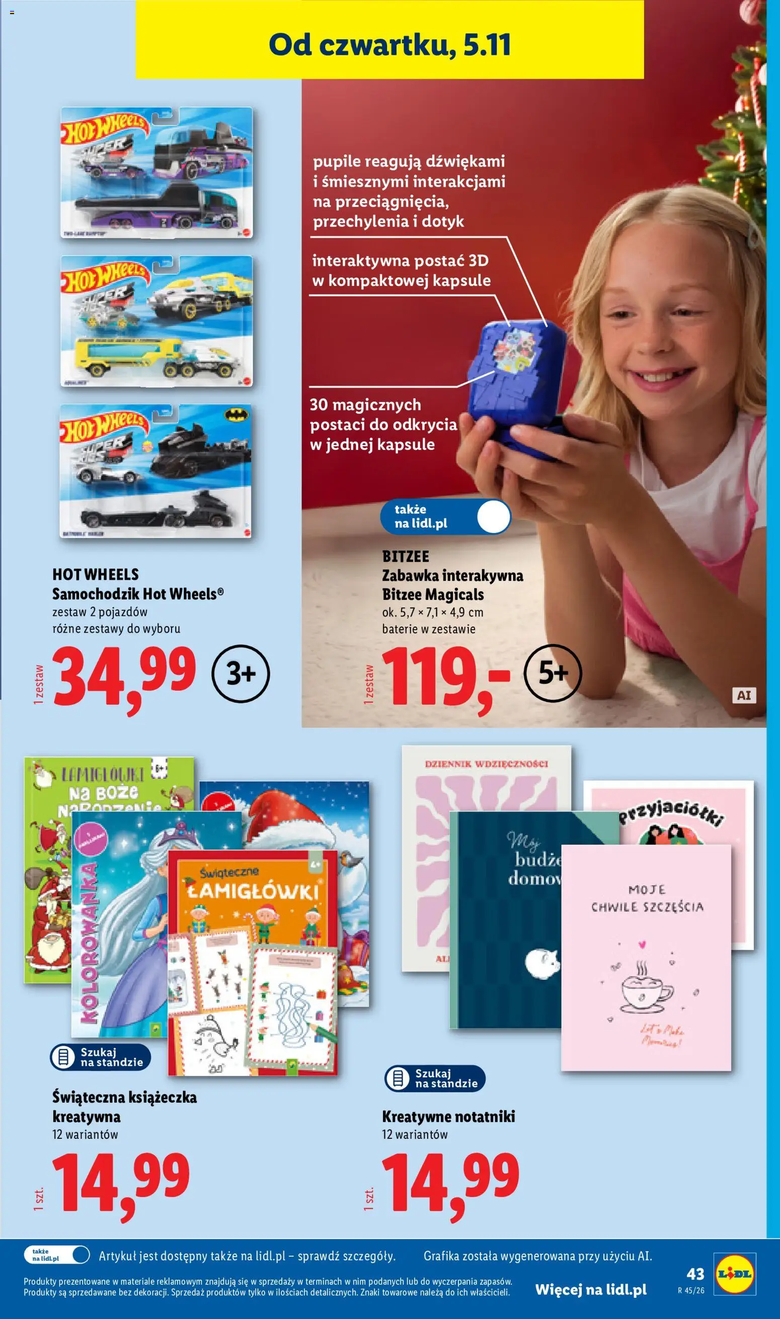 Lidl Polsko katalog od 02.11.2026 | Strana: 49 | Produkty: Hot Wheels, Baterie