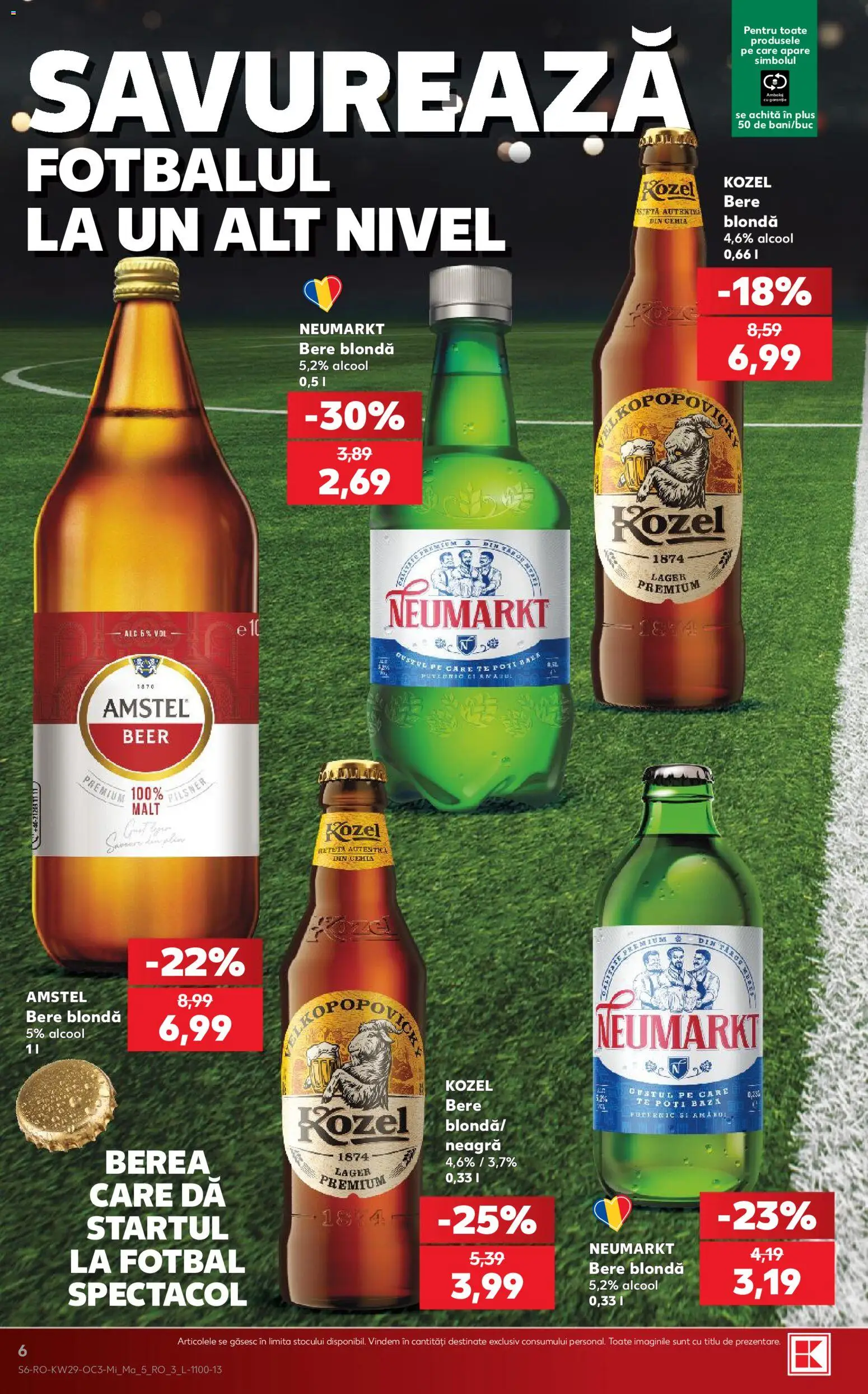 Noul catalog Kaufland – valabil de la 15.07.2026 | Pagină: 6 | Produse: Premium, Bere, Plus