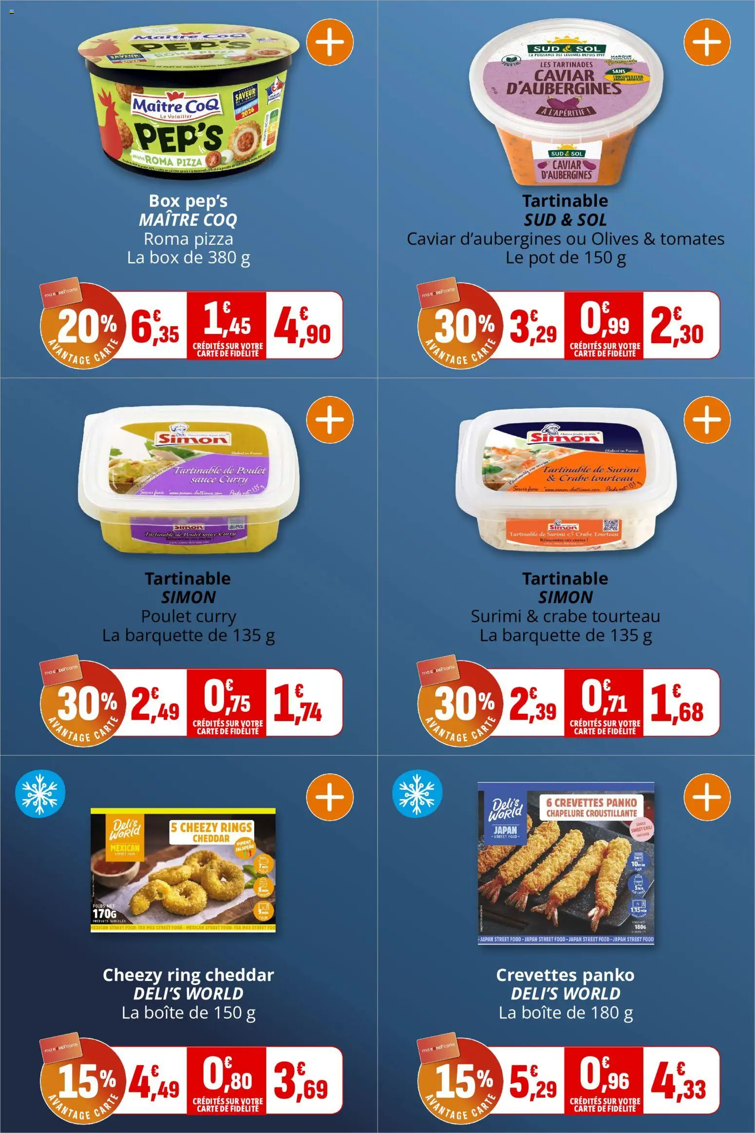 {H1} | Page: 15 | Produits: Olives, Crevettes, Crabe, Chapelure