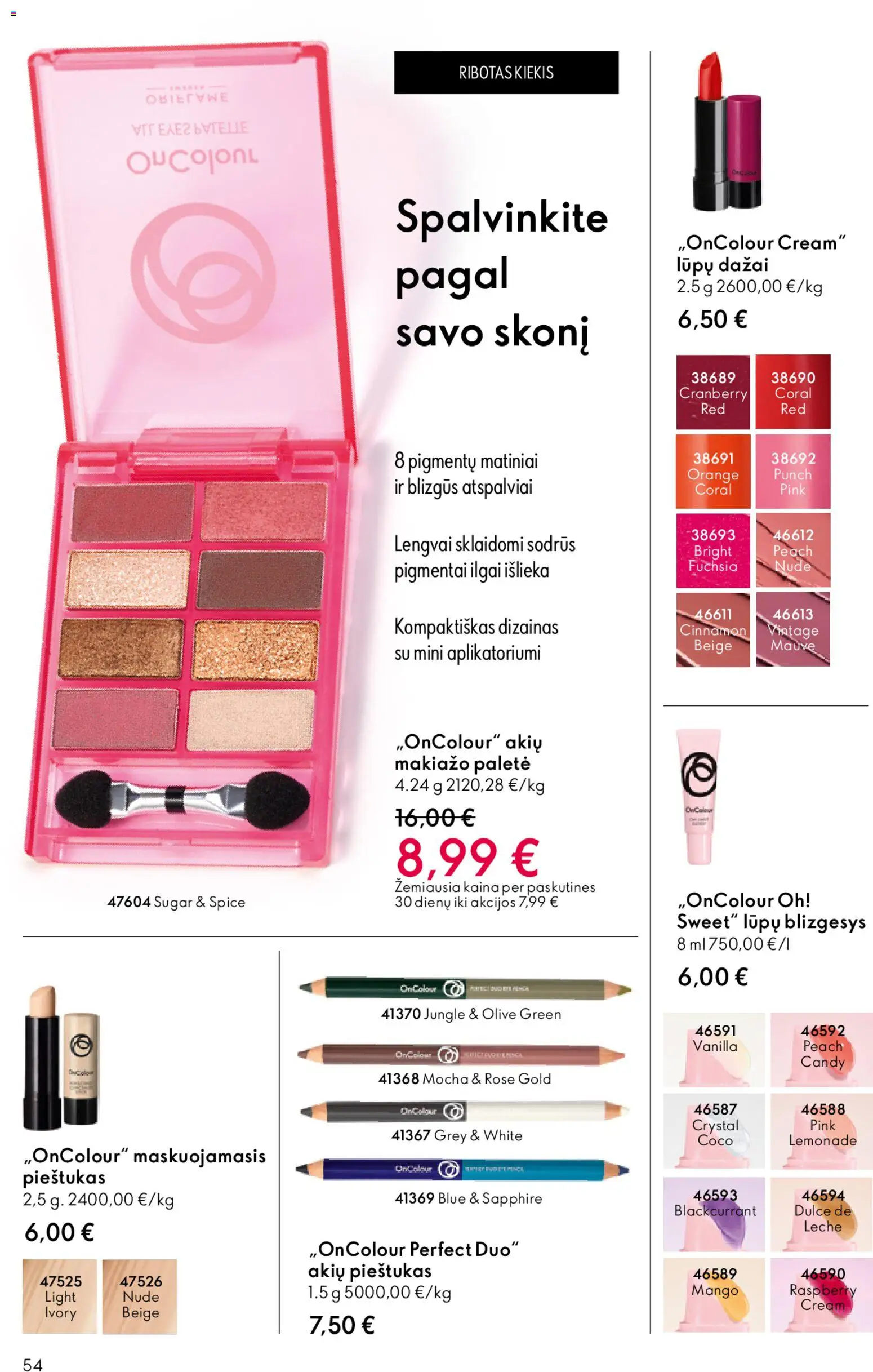 Oriflame akcijos nuo 22.04.2026 | Puslapis: 54