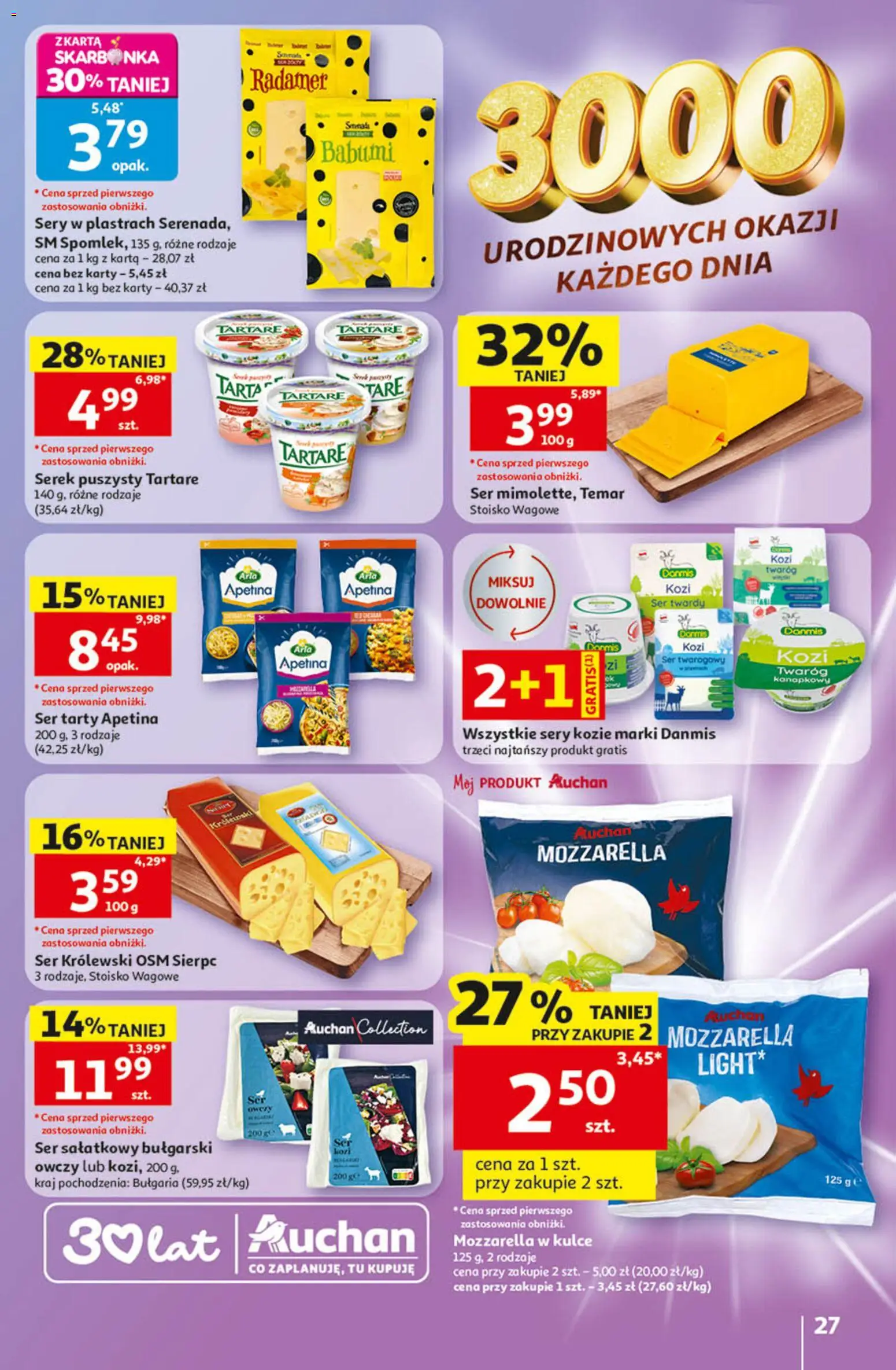 Auchan gazetka - 30 Lat Hipermarket od 14.05.2026 | Strona: 27