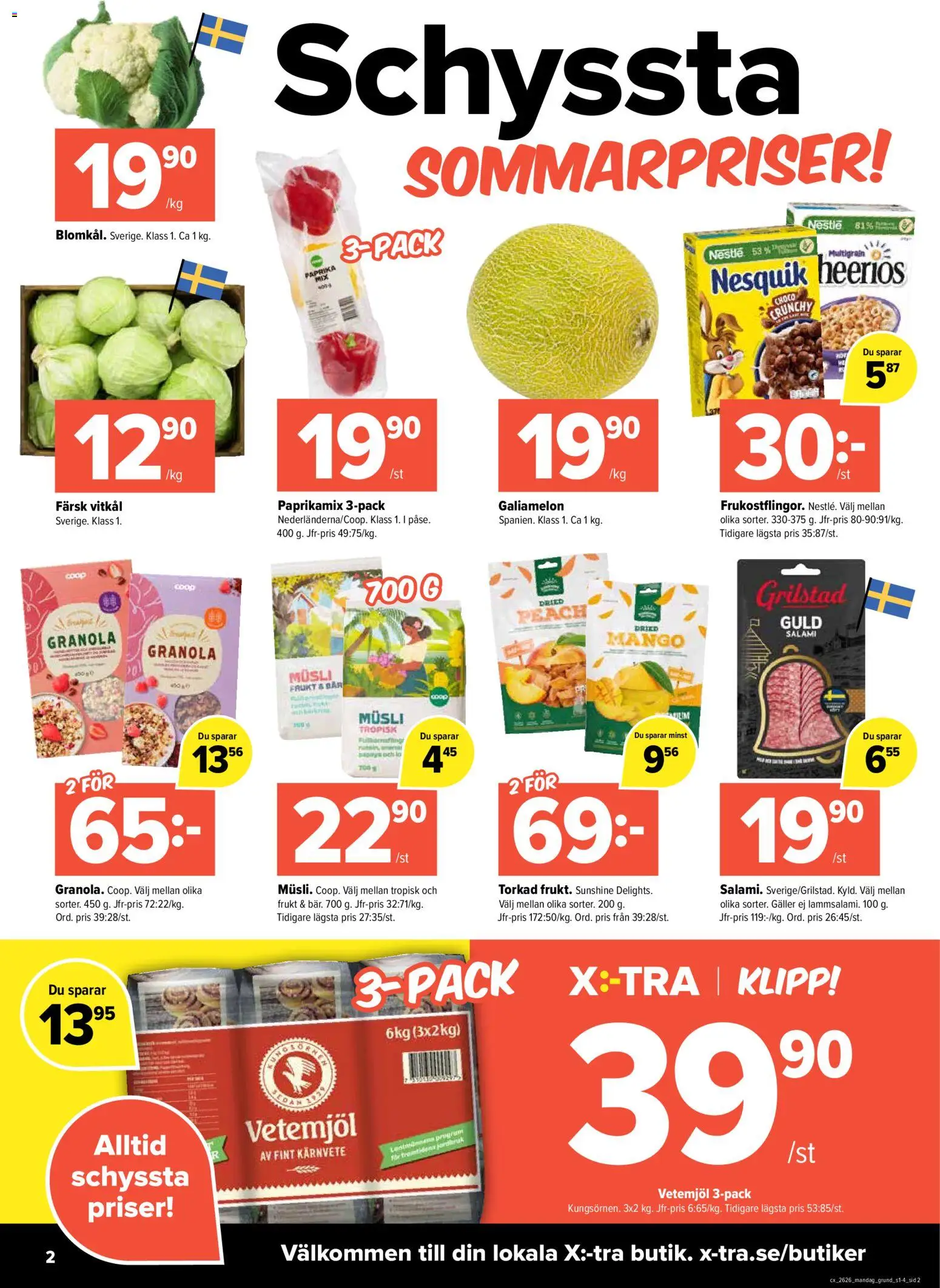 Coop X:-TRA reklamblad aktuell från 22/06/2026 | Sida: 2