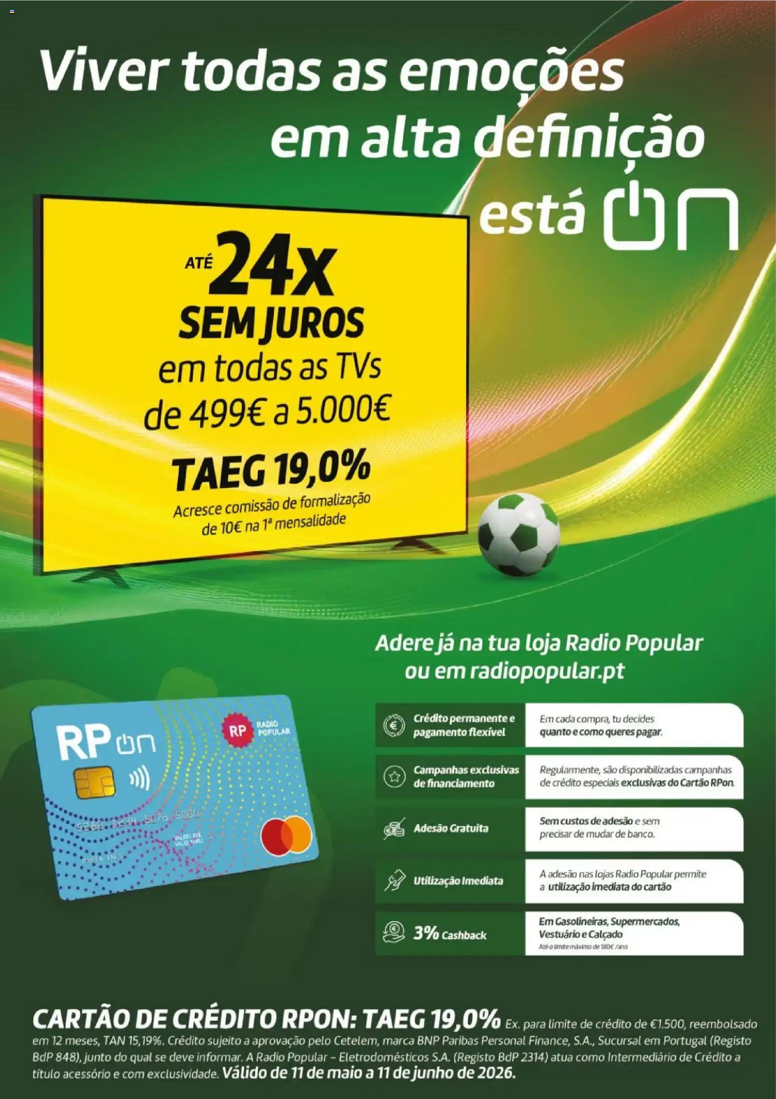 Radio Popular Estamos com Portugal │ válido de 11.05.2026 | Página: 9 | Produtos: Rádio