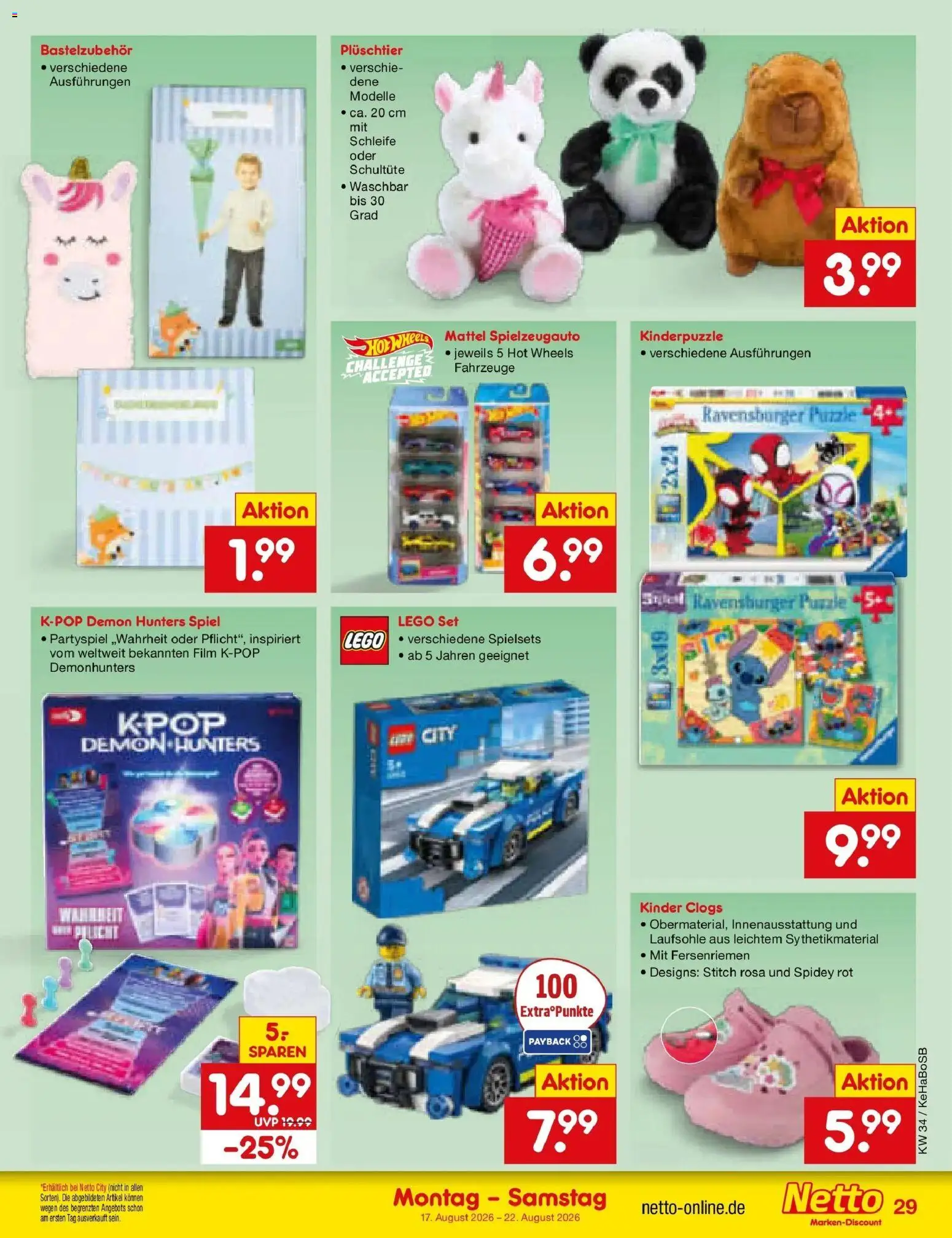 Netto Marken-Discount Prospekt Kruft – gültig ab 17.08.2026 | Seite: 39 | Produkte: Spiel