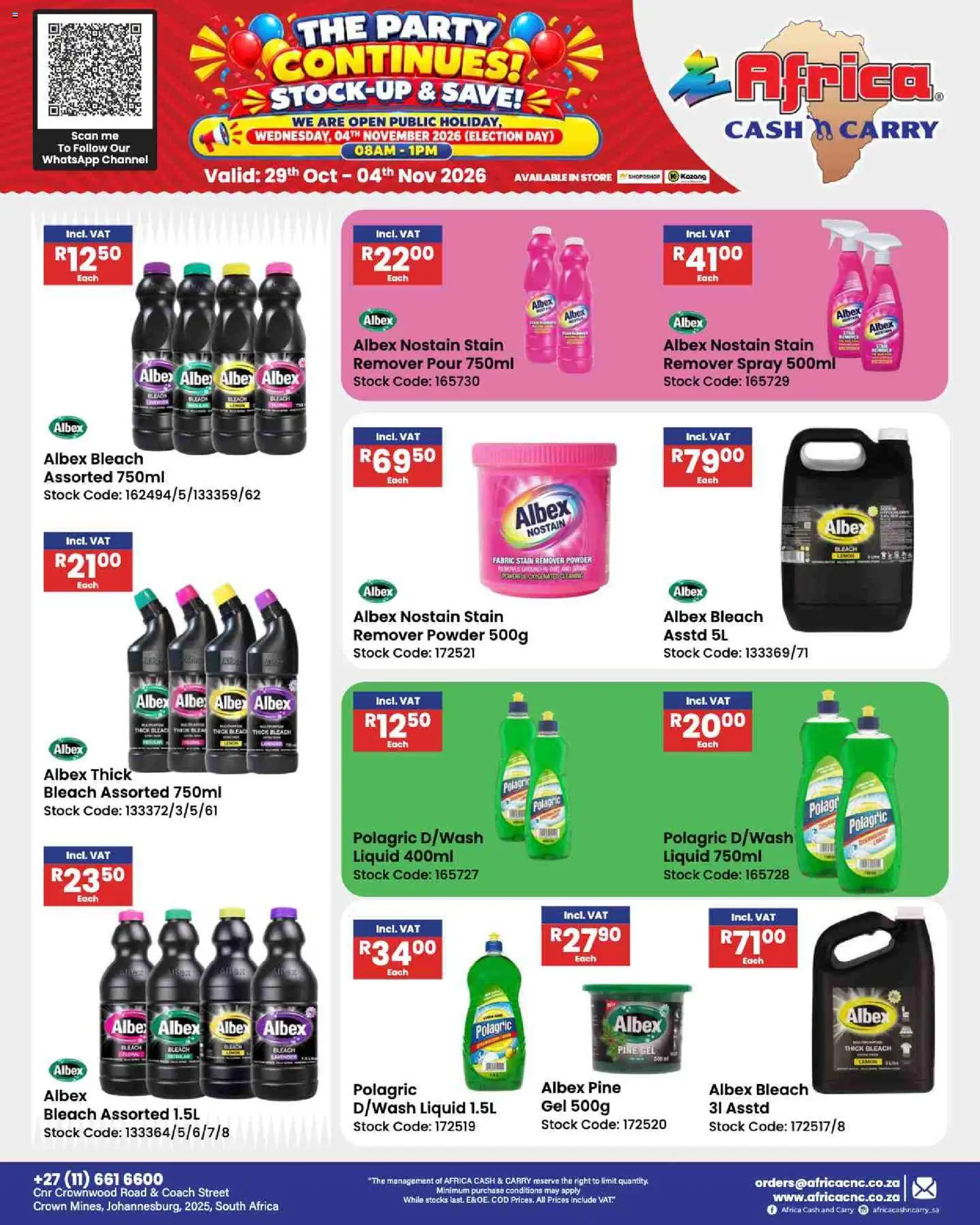 New Africa Cash & Carry catalogue – valid from 29/10/2026 | Page: 98
