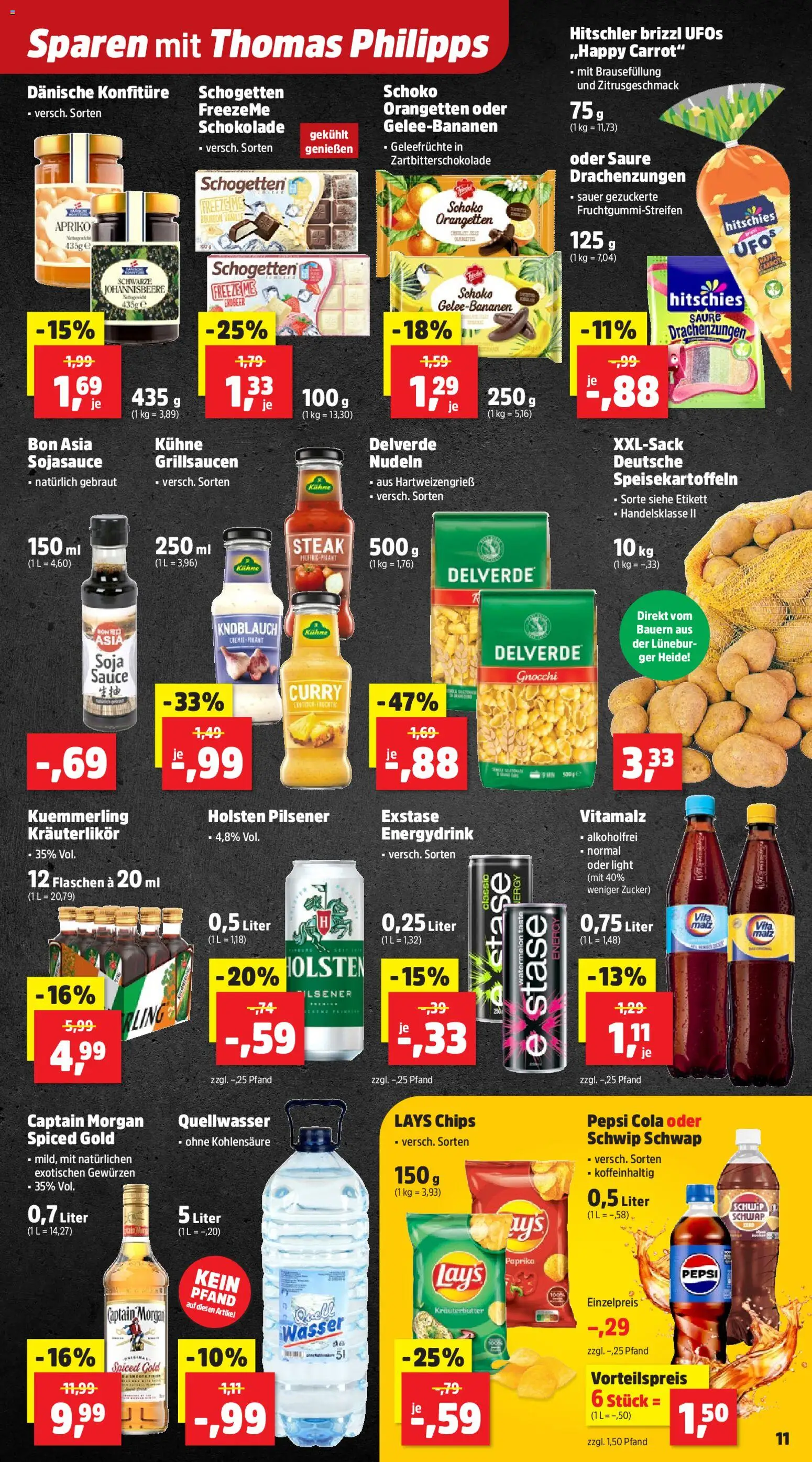 Thomas Philipps Prospekt – gültig ab 20.04.2026 | Seite: 21 | Produkte: Kuemmerling, Schogetten, Nudeln, Chips