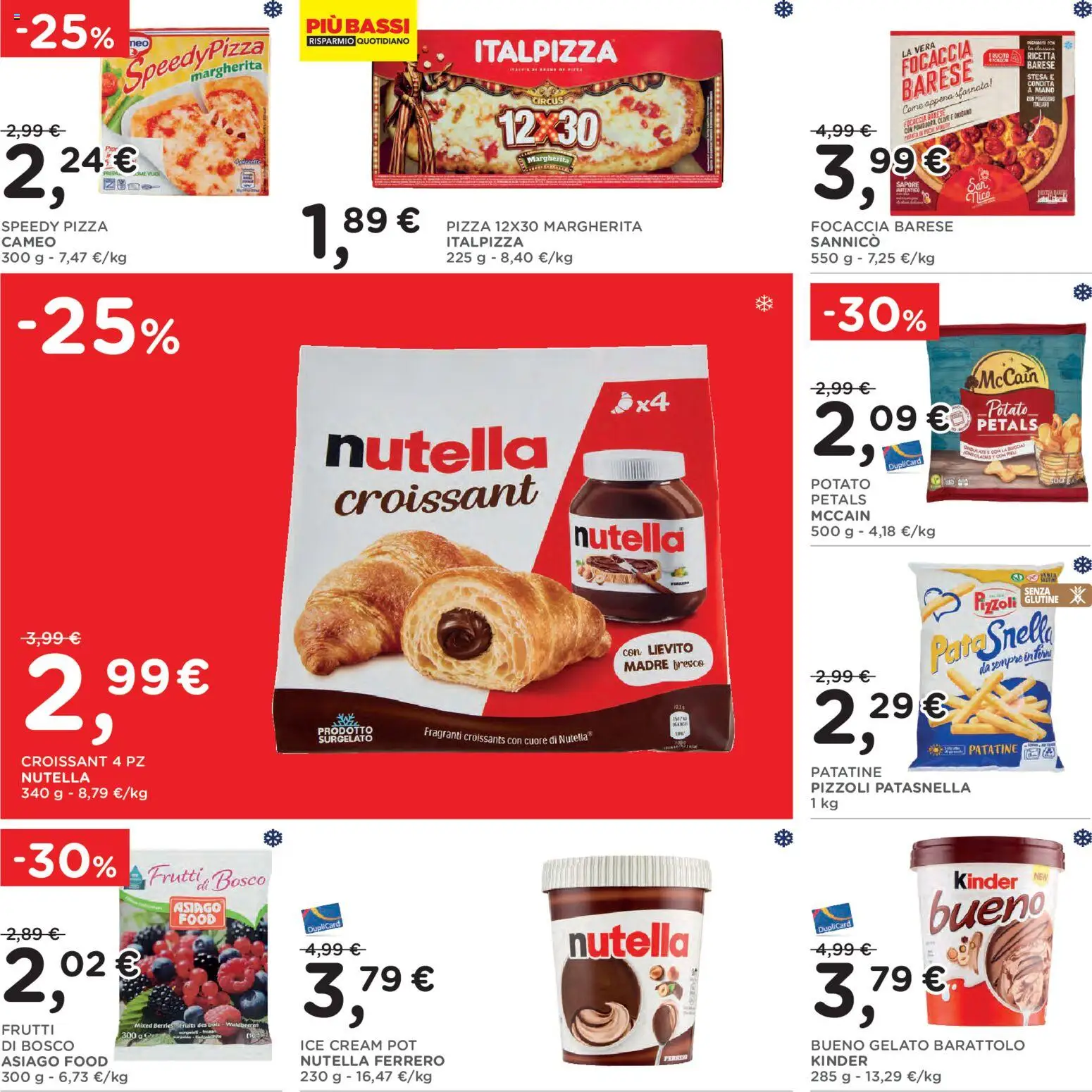 Volantino Poli del 02/09/2026 | Pagina: 25 | Prodotti: Pizza, Patatine, Gelato, Olive