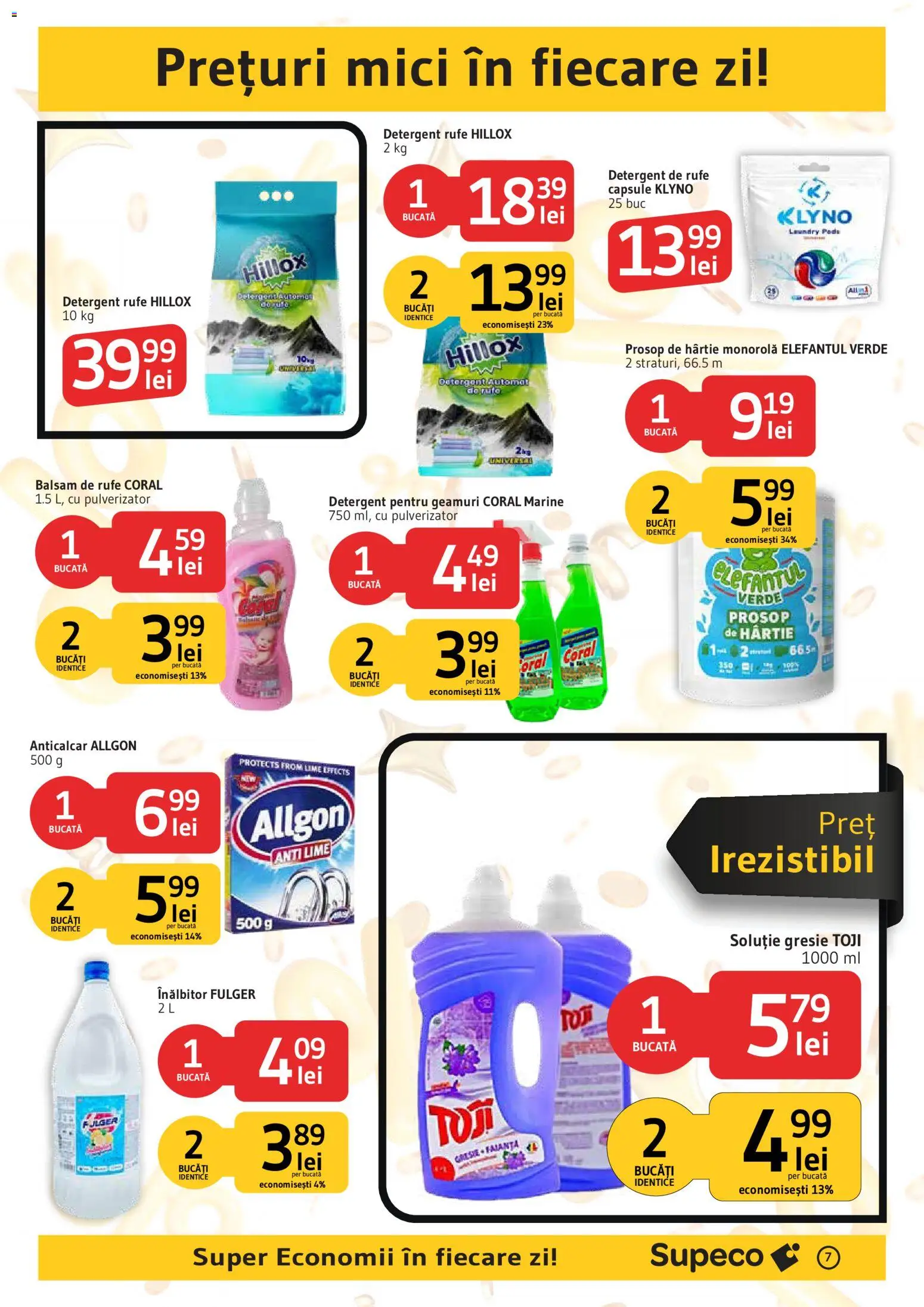 Noul catalog Supeco – valabil de la 27.08.2026 | Pagină: 7 | Produse: Lime, Gresie, Balsam, Balsam de rufe