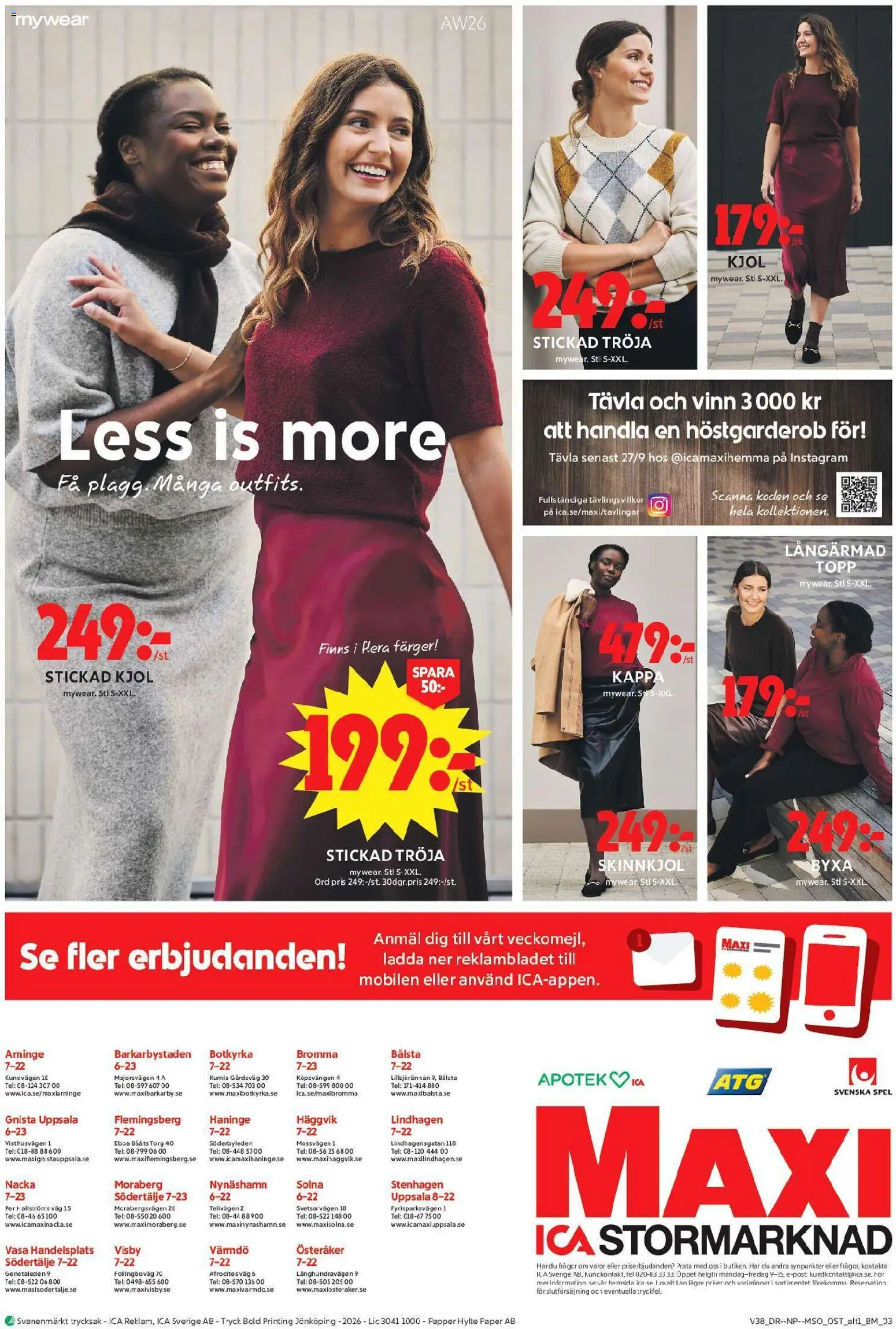 ICA Maxi reklamblad aktuell från 14/09/2026 | Sida: 14